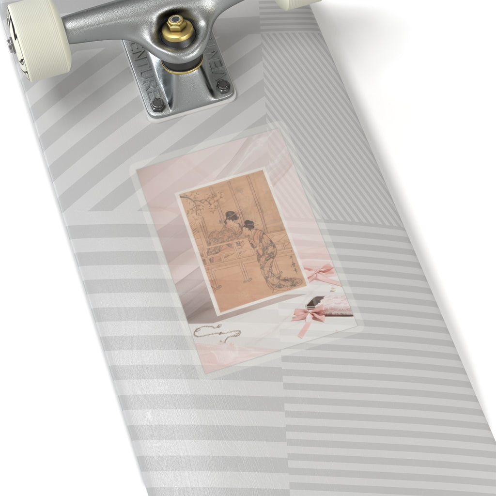 Product Marketing — The Lady Of Rokujo Being Visited By The Princess Aoi — Kiss-Cut Sticker