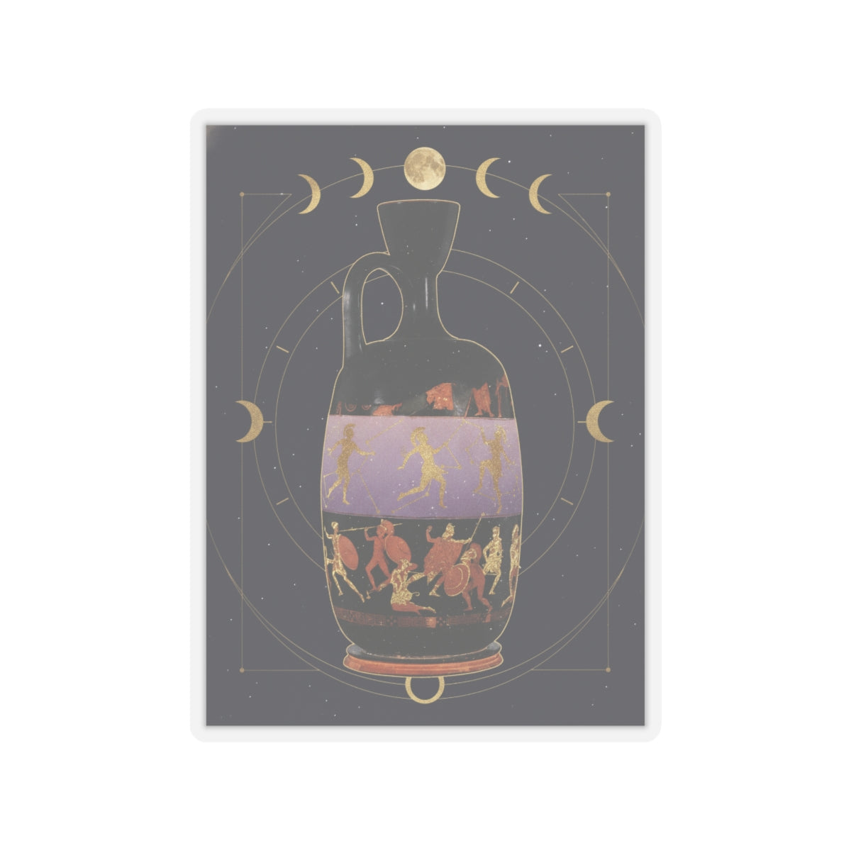 Celestial kiss-cut sticker — product view 7