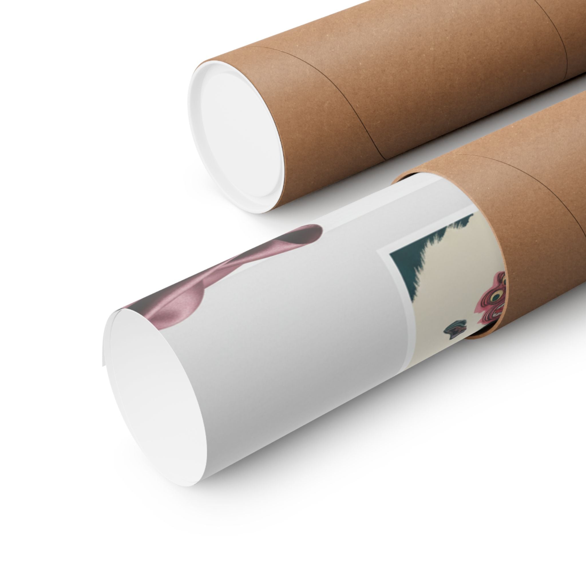 Product Marketing — The Warrior Slaying The Giant White Hihi — Matte Poster