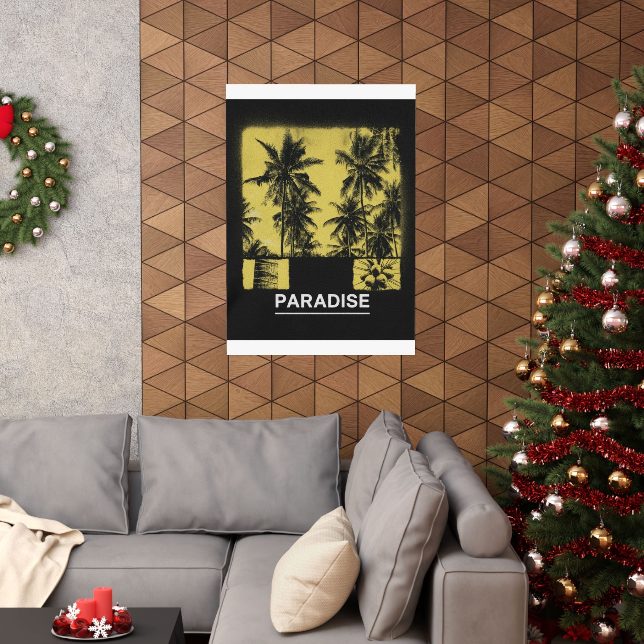 Streetwear Collage — Palms — Matte Poster