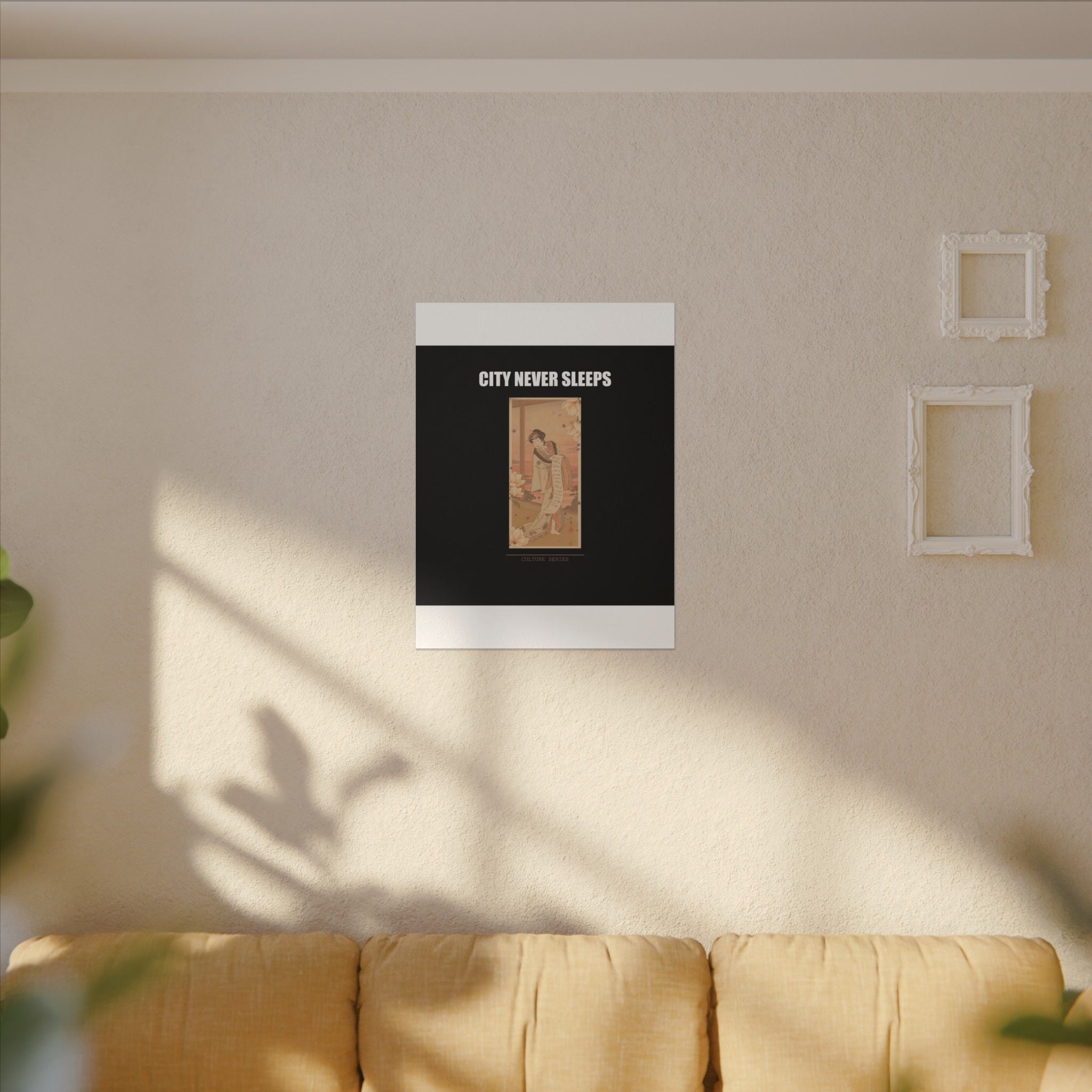 STREET CERTIFIED | The Second Yamashito Kinsaku As A Courtesan Standing In A Room — Matte Canvas