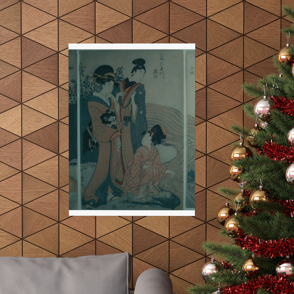 Cinematic — Women And Children On The Banks Of A Stream — Matte Poster