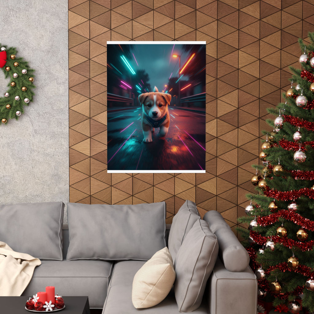 Fast Furious — Dog — Matte Poster