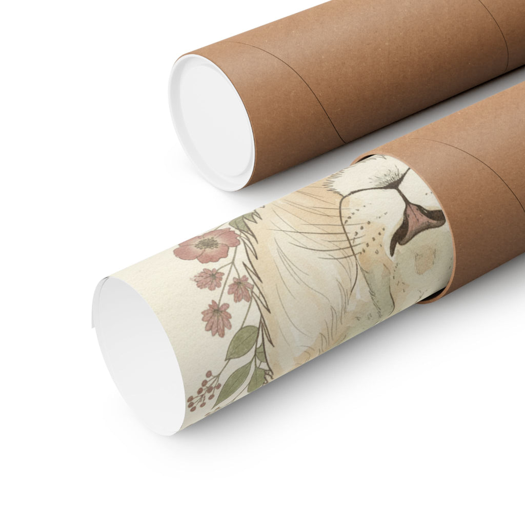 Botanical — Lion — Matte Poster
