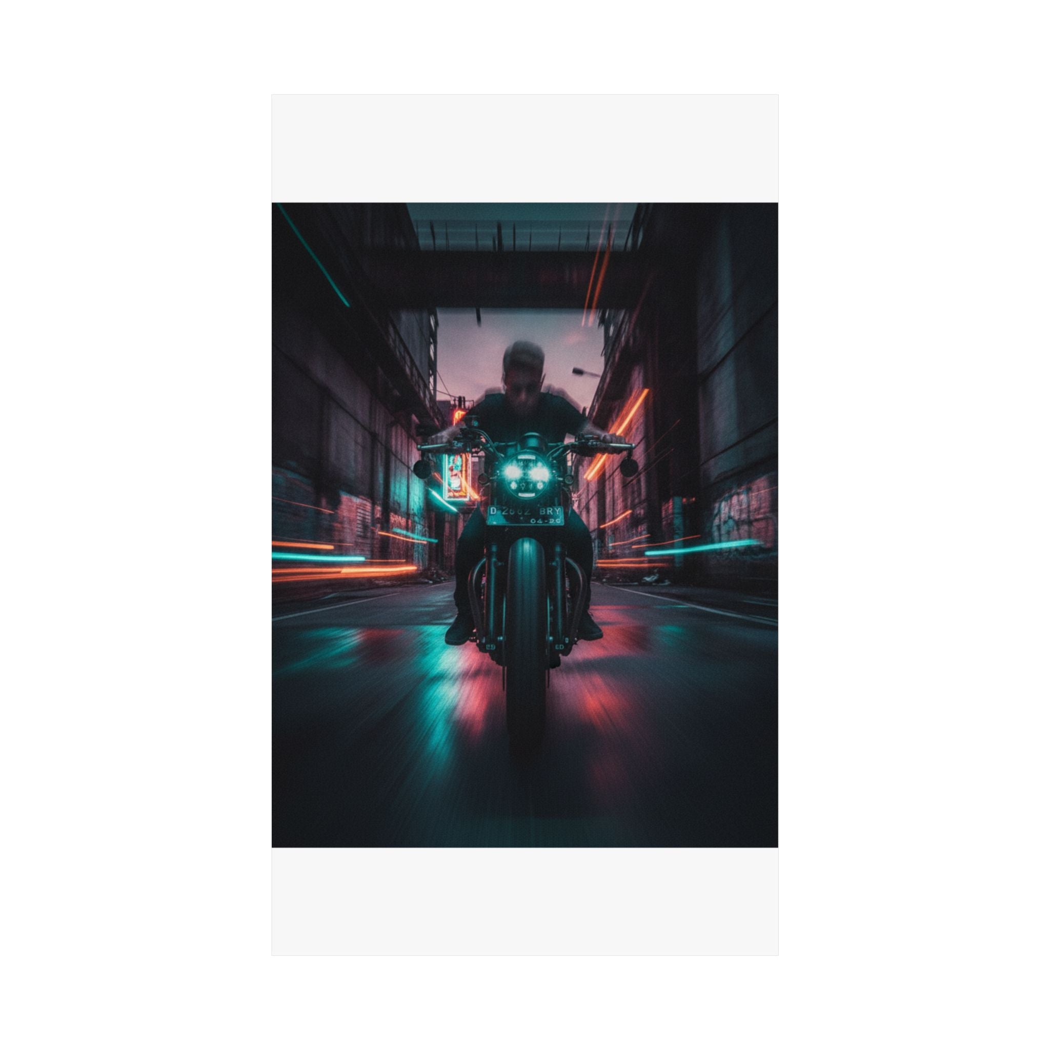 Fast Furious — Motorcycle — Matte Poster