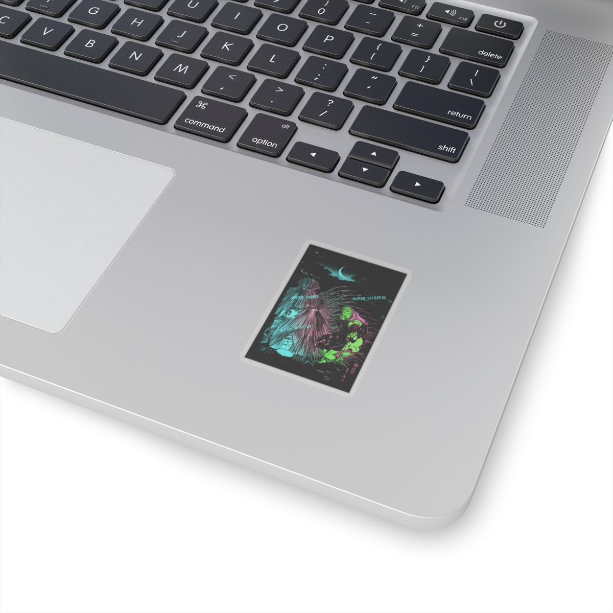 Glitch Culture — Trapping The Fox — Kiss-Cut Sticker