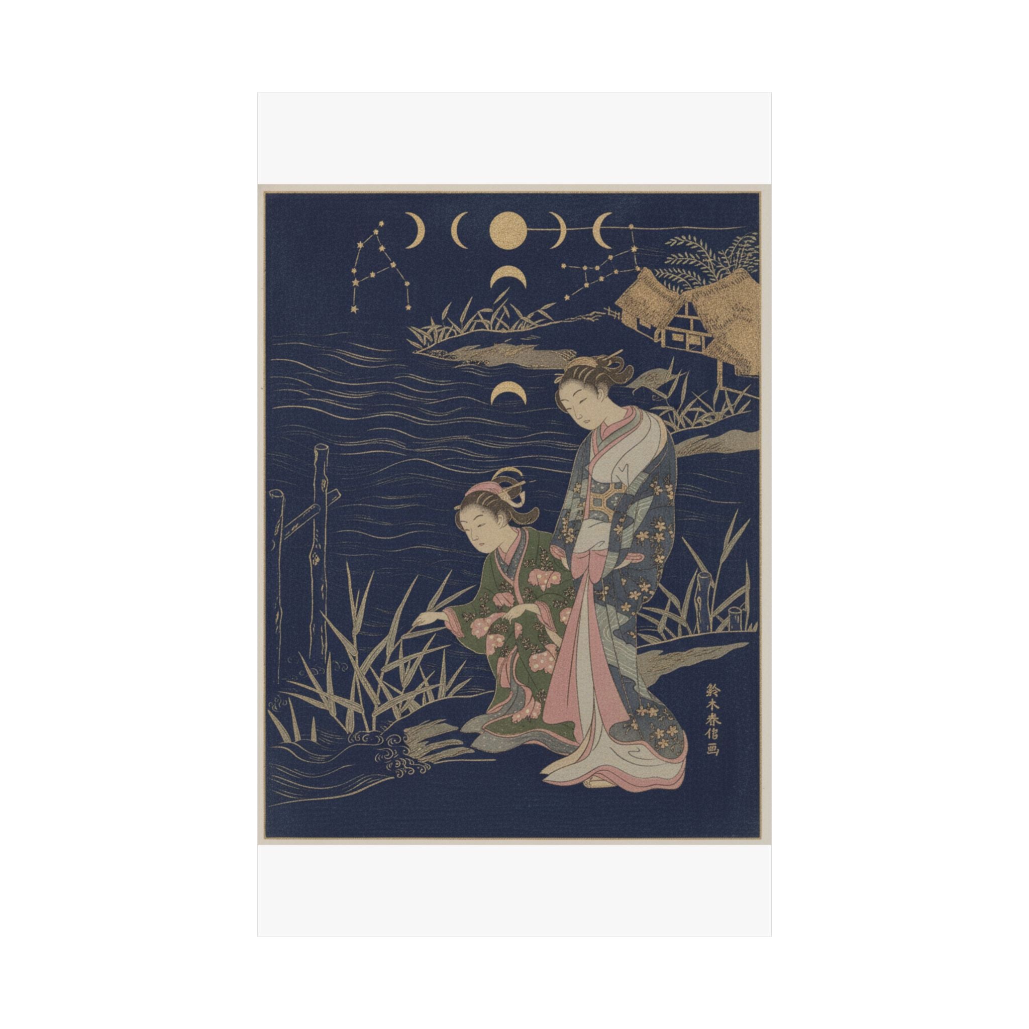 Celestial — Two Young Ladies At The Shore — Matte Poster