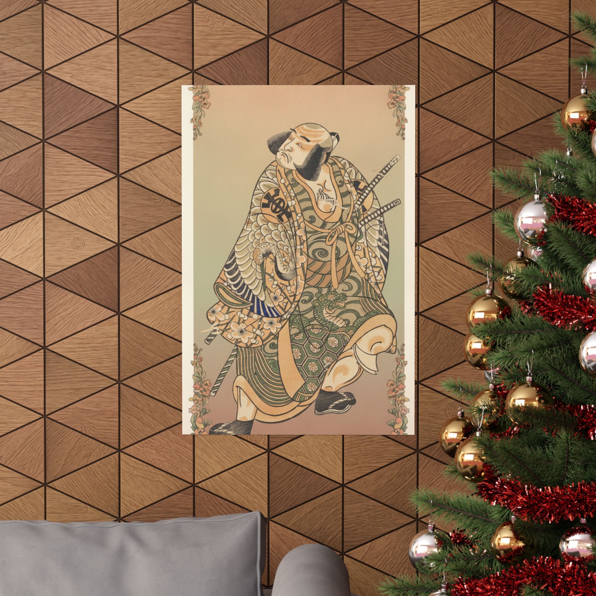 Affirmation — The Actor Nakamura Nakazo As A Warrior — Matte Poster
