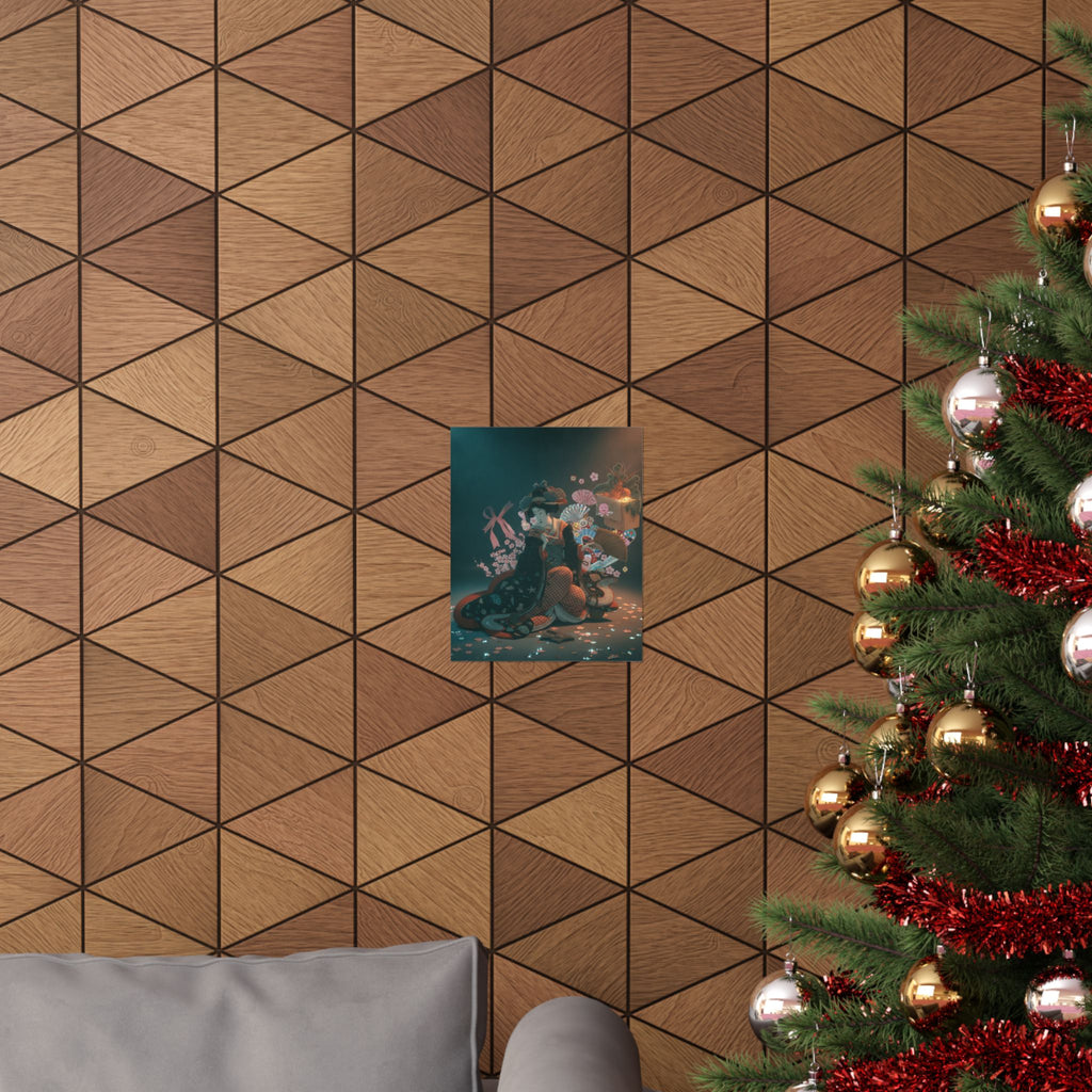 Cinematic — Courtesan And New Year Decoration — Matte Poster