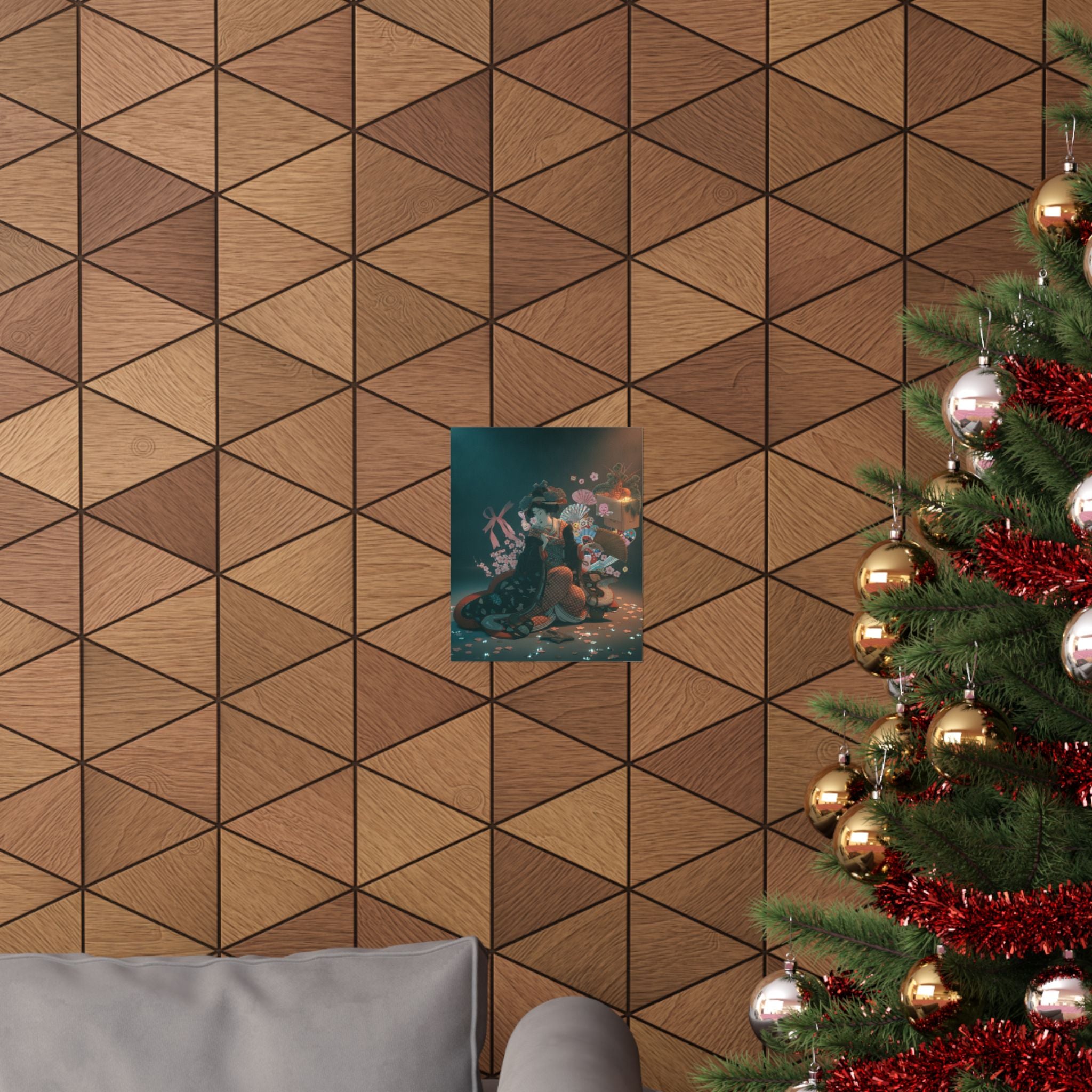Cinematic — Courtesan And New Year Decoration — Matte Poster