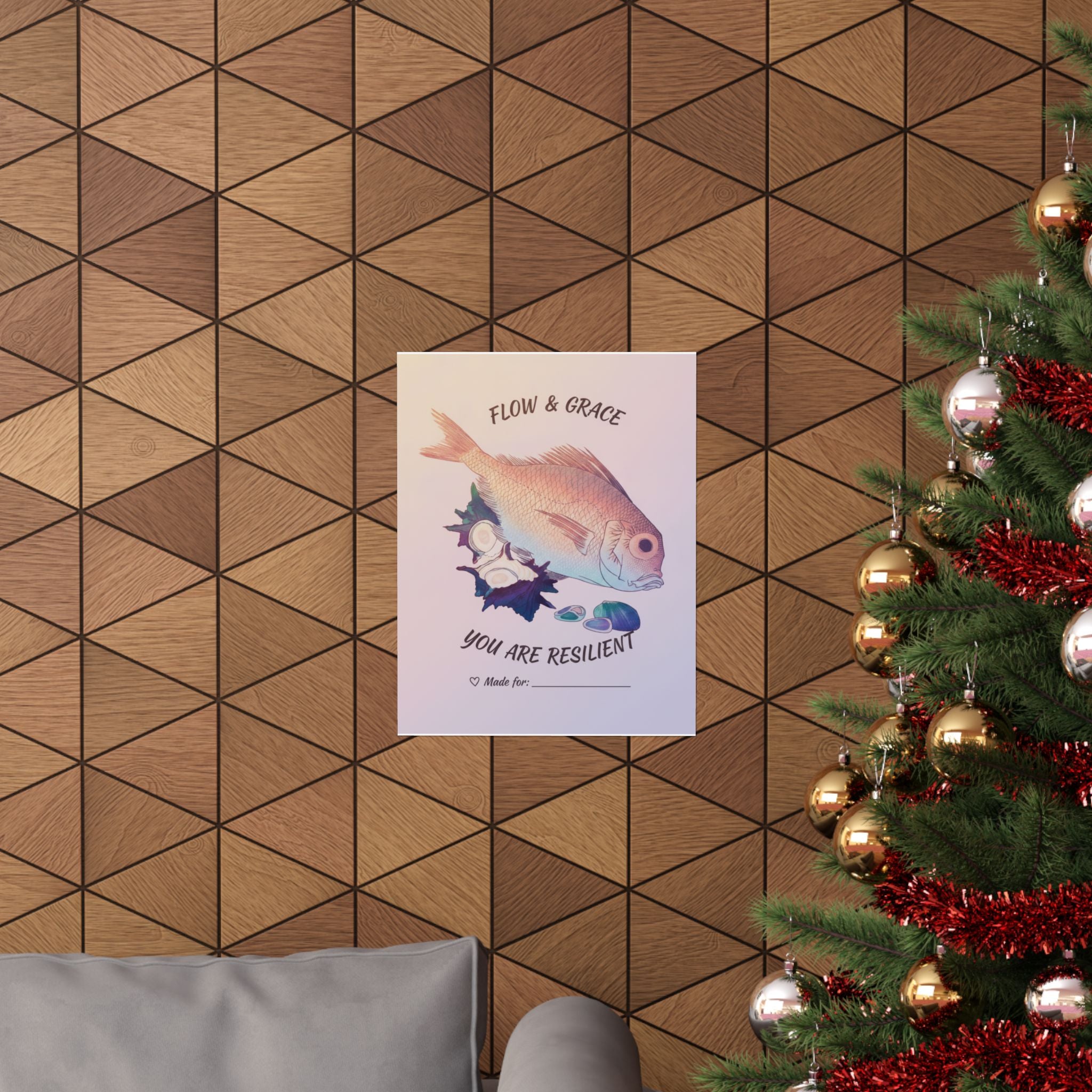 Affirmation — Tai Fish And Top-Shells — Matte Poster