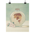 Product Marketing — Gold-Fish In A Glass Bottle — Matte Poster