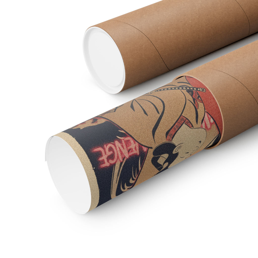 Japanese Street — The Actor Yoshizawa Ayame As A Samurai — Matte Poster