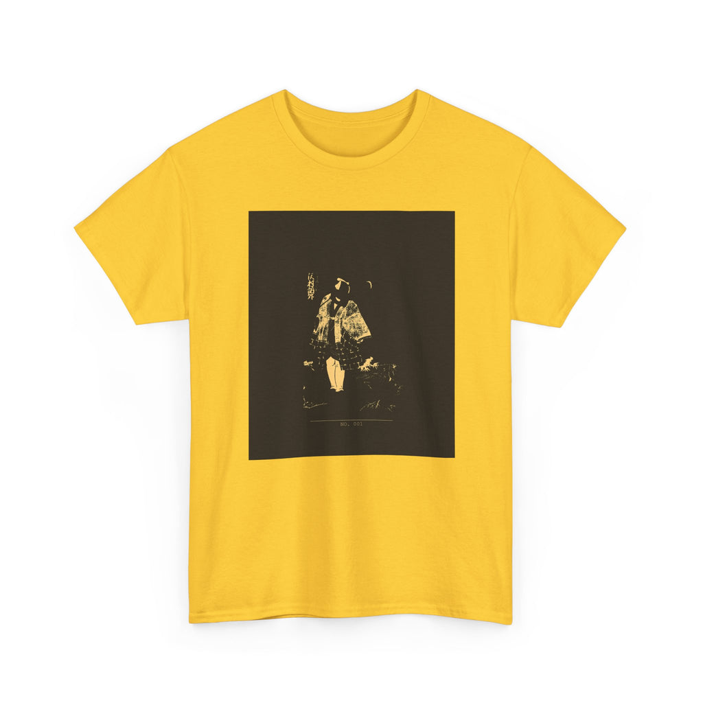NO. 001 Gold Kabuki Samurai Ukiyo-e Graphic Tee