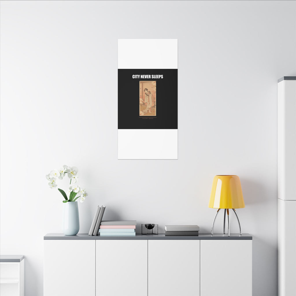 STREET CERTIFIED | The Second Yamashito Kinsaku As A Courtesan Standing In A Room — Matte Canvas