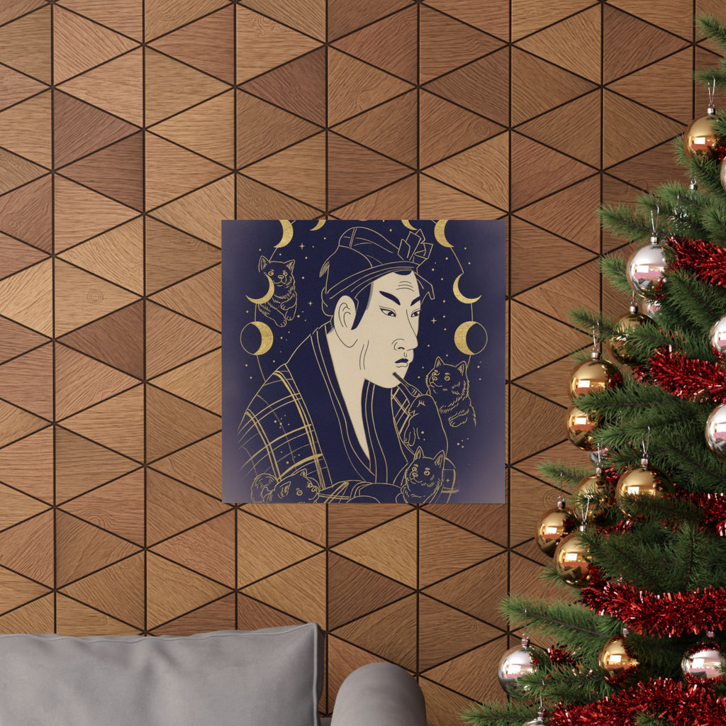 Celestial — The Actor Matsumoto Koshiro As Banzuin Chobei — Matte Poster