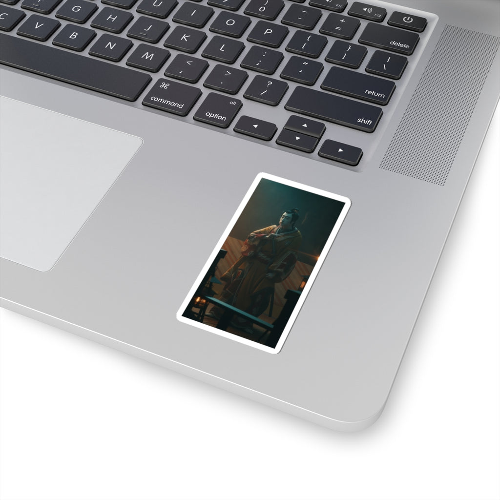 Cinematic — The Actor Bando Mitsugorō I As One Of The Conen Otoko Or Five Kyokaku — Kiss-Cut Sticker