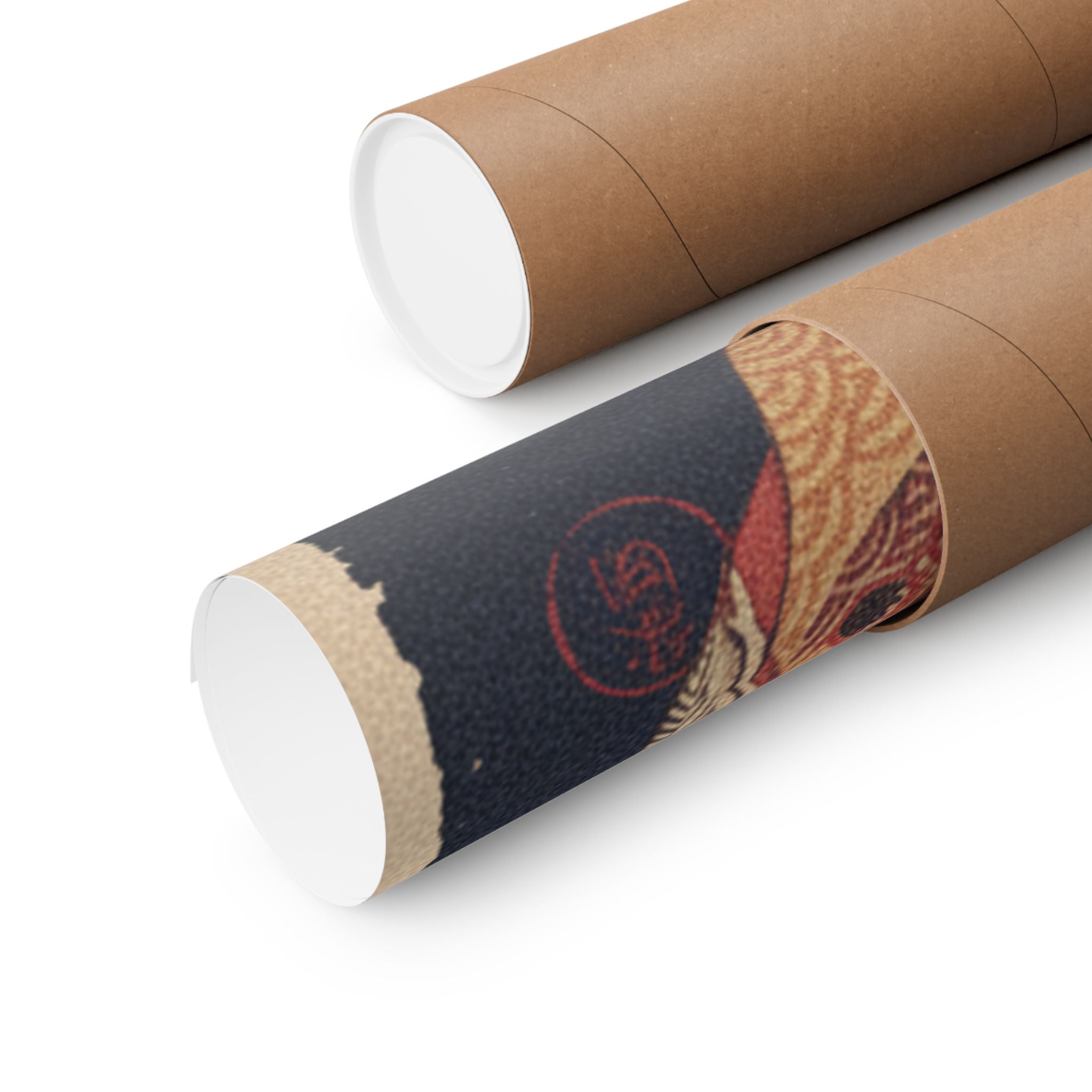 Japanese Street — Courtesan With Branch Of Seri — Matte Poster