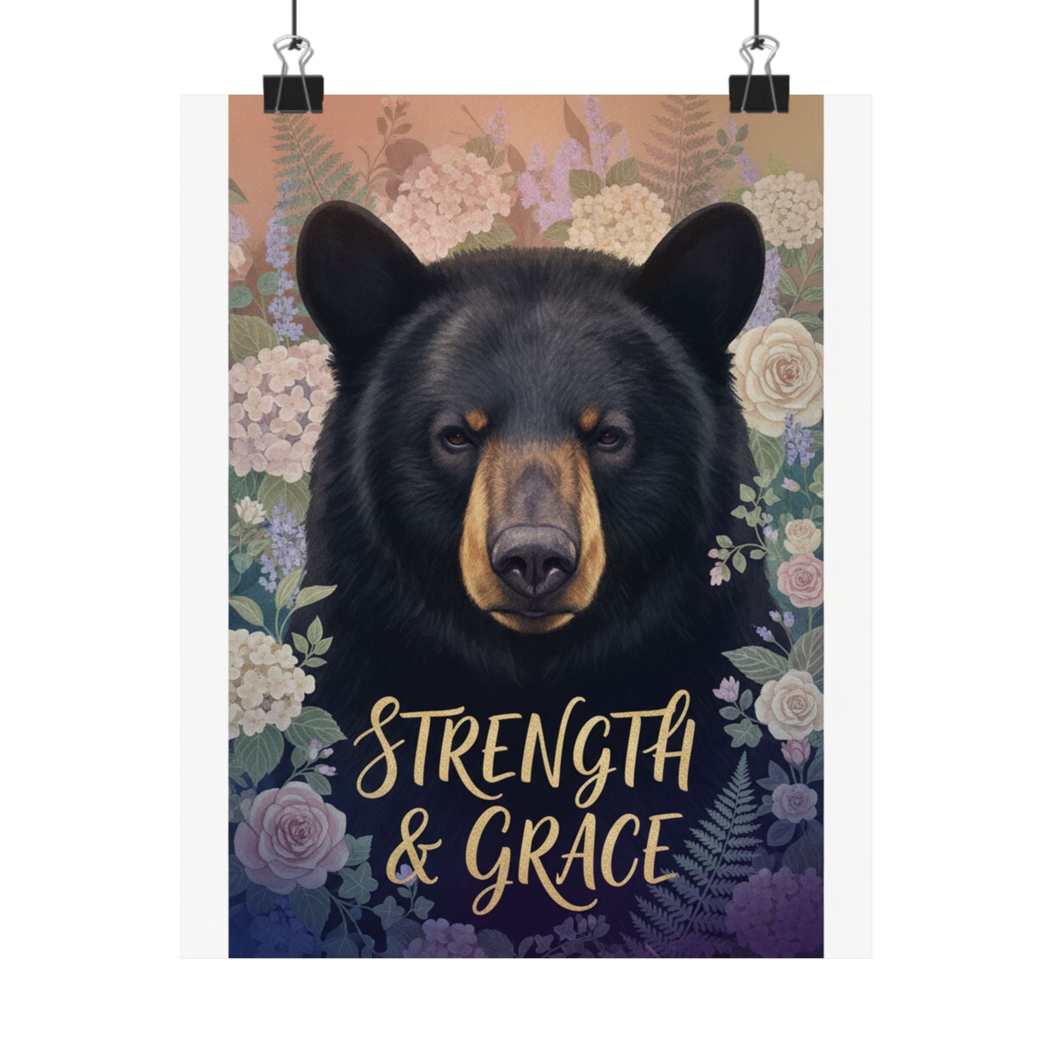 Affirmation — Bear — Matte Poster