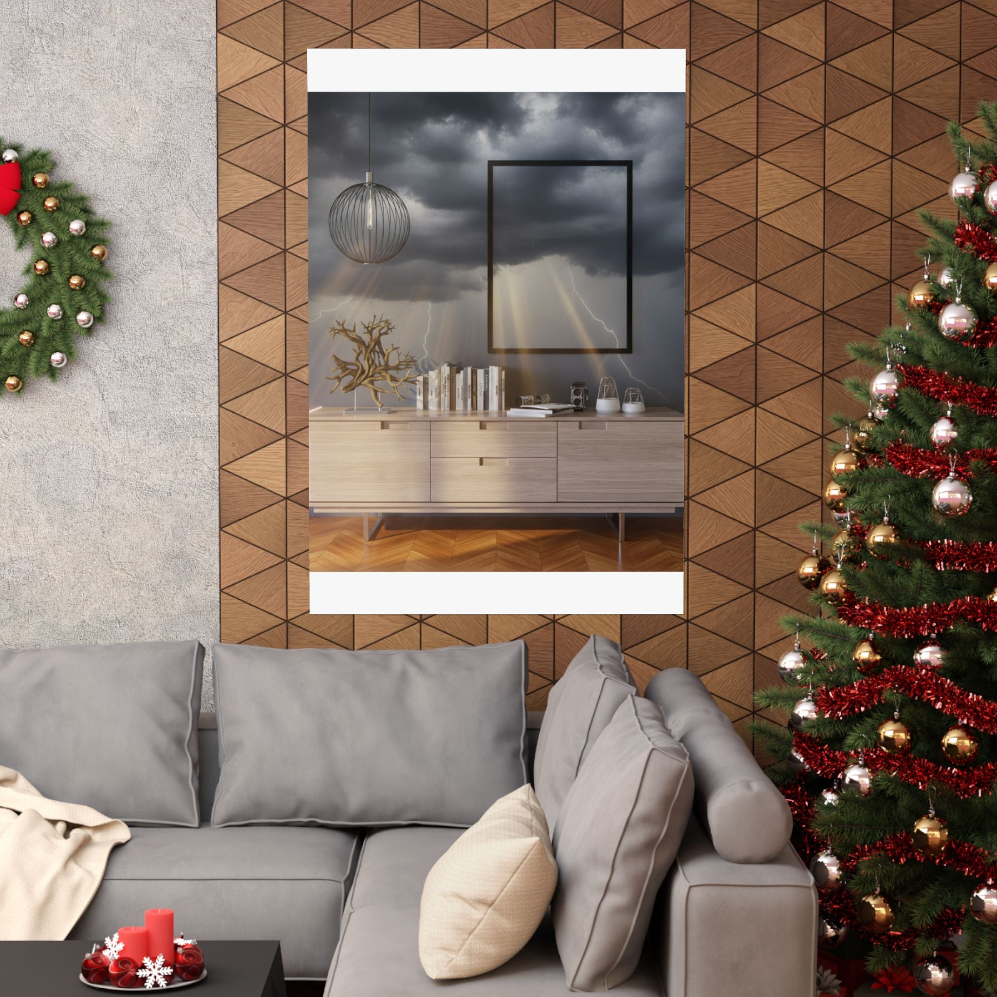 Dramatic Storm — Interior — Matte Poster