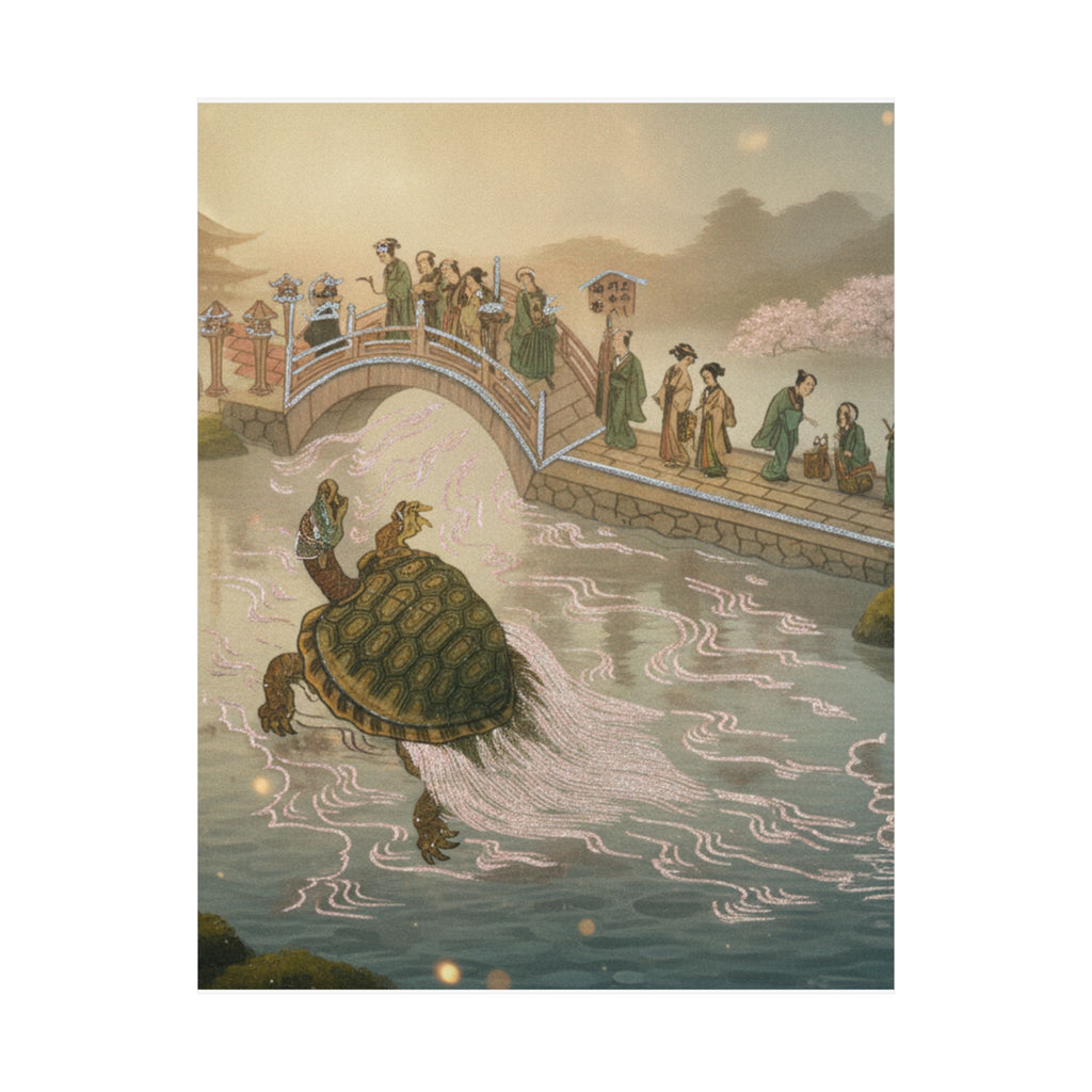 Scenic Nature — Shinabazu Benten Kaicho: Ceremony Of Worshipping Benten At Shinabazu Temple — Matte Poster