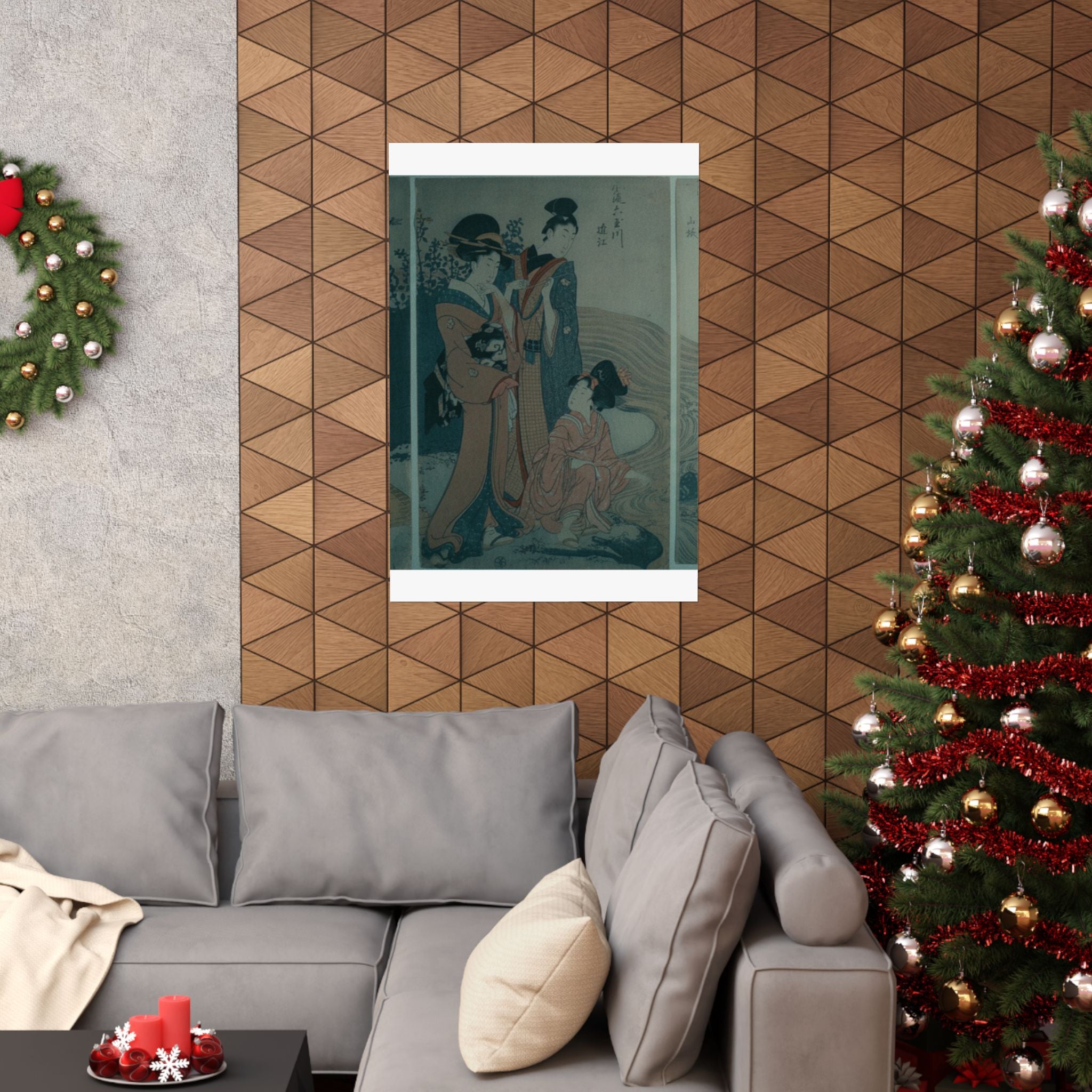 Cinematic — Women And Children On The Banks Of A Stream — Matte Poster