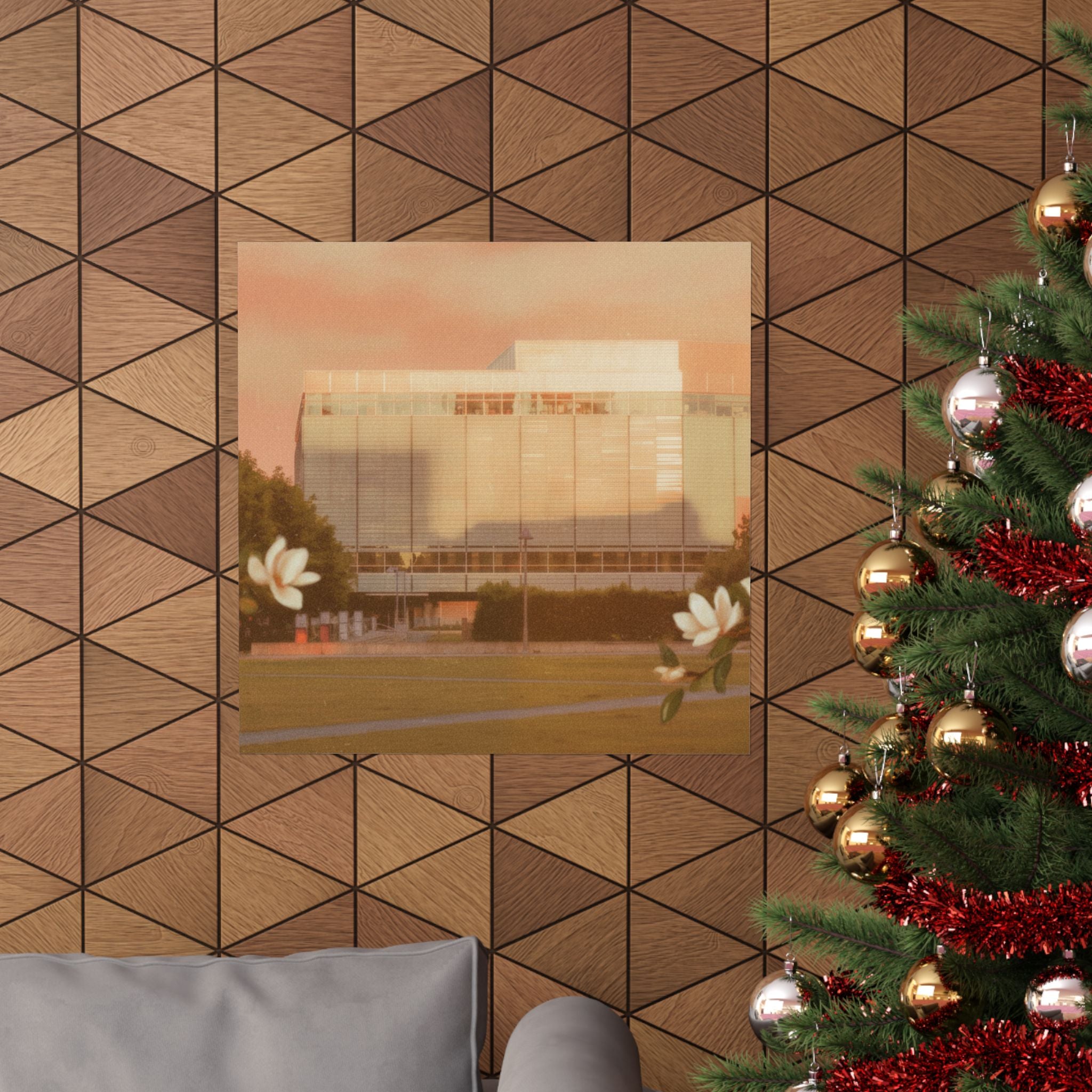 Southern Sunset — Building — Matte Poster