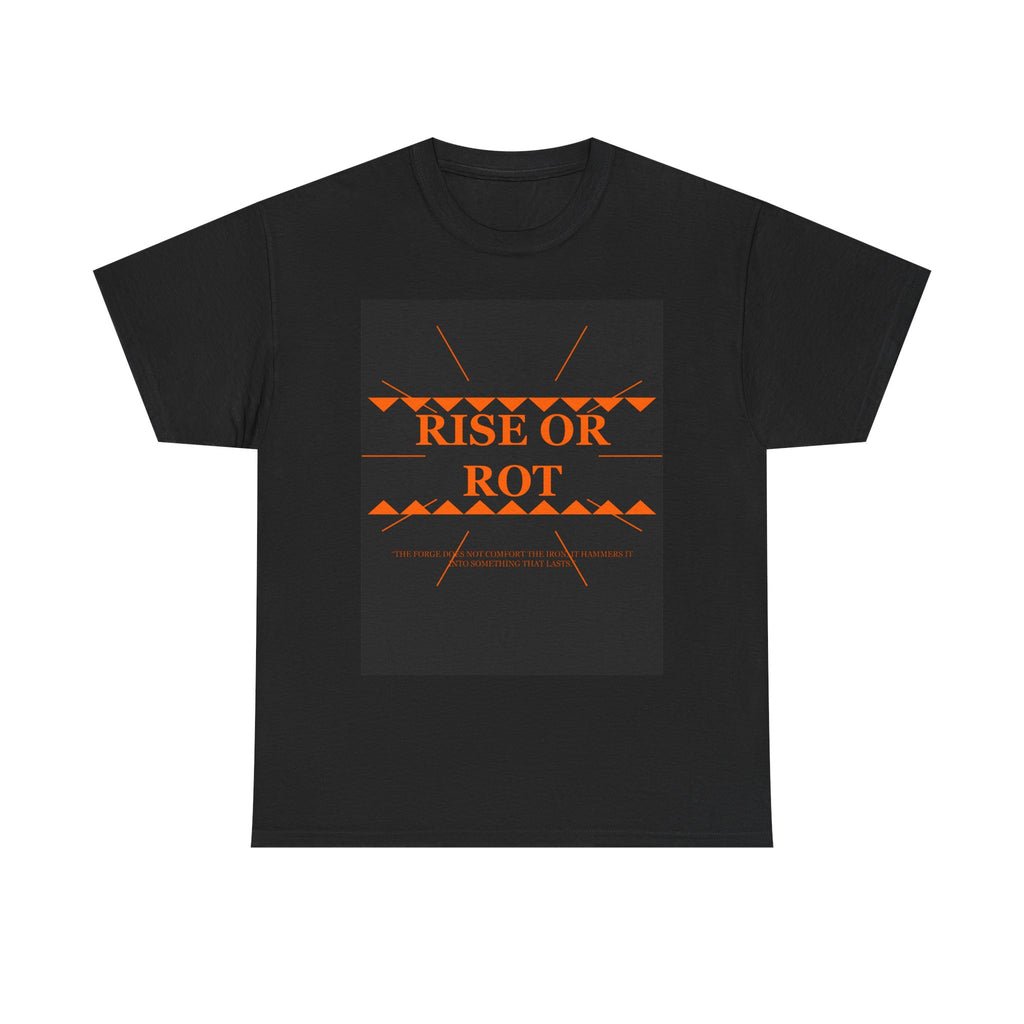 RISE OR ROT graphic tee by Zukkay
