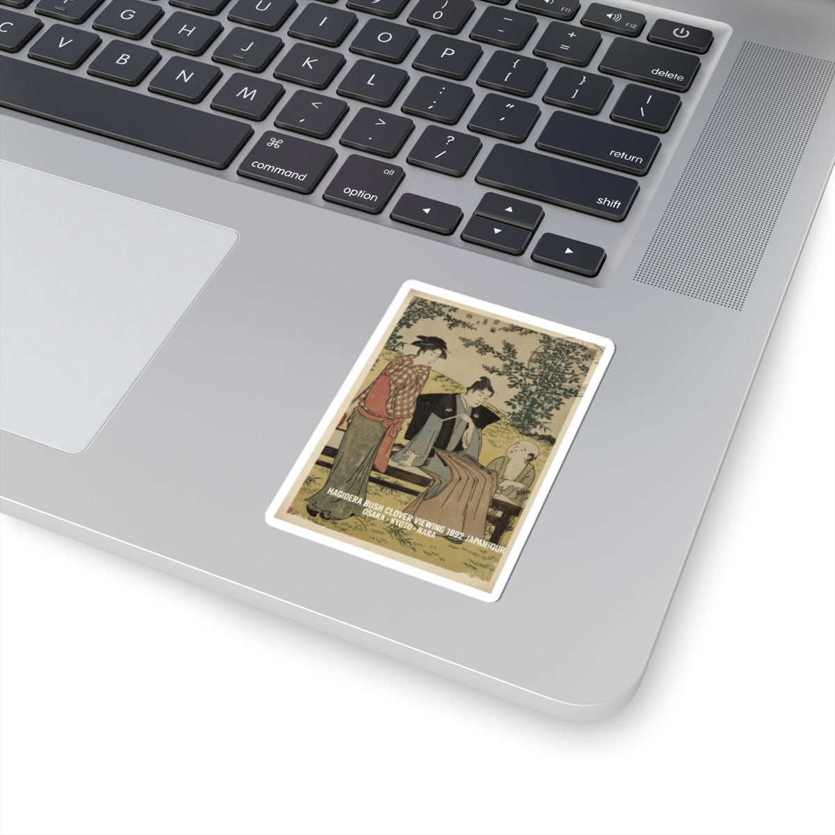 Vintage Bootleg — Viewing The Bush Clover At Hagidera — Kiss-Cut Sticker