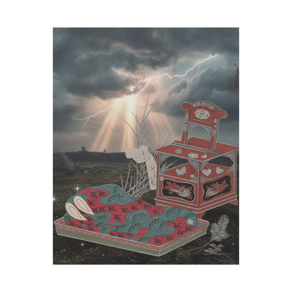 Dramatic Storm — Cabinet For The Toilet And Bed-Clothes — Matte Poster