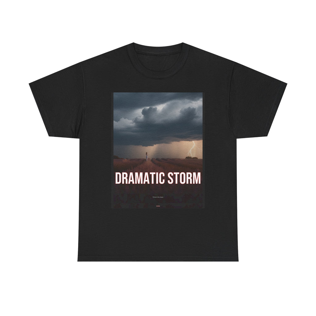 DRAMATIC STORM graphic tee by Zukkay
