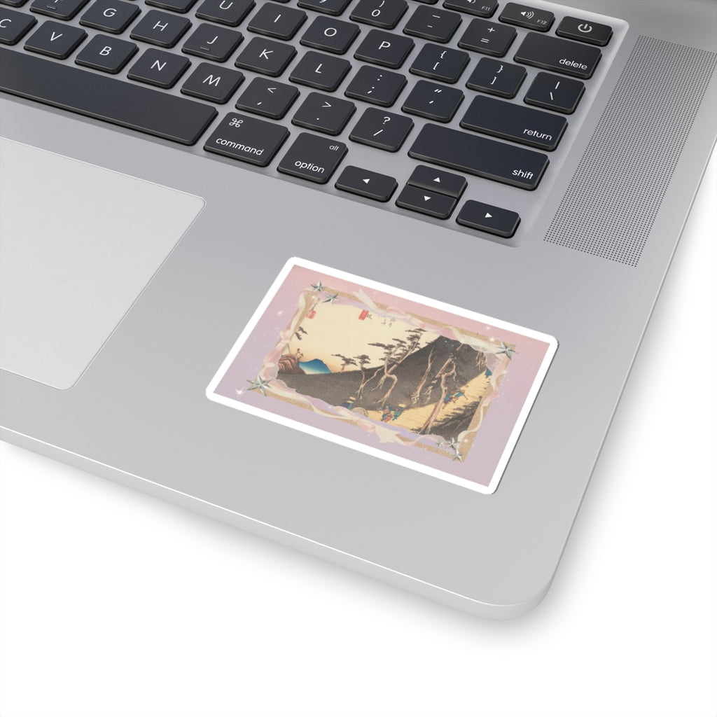 Affirmation — Station Twenty-Six: Nissaka, Sayo No Nakayama, From The Fifty-Three Stations Of  — Kiss-Cut Sticker