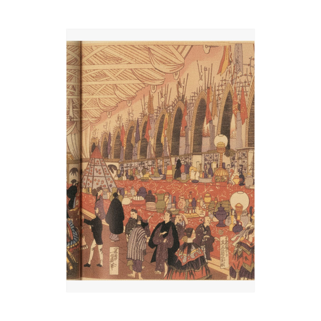 Southern Sunset — Picture Of A Prosperous English Trading Firm In Yokohama — Matte Poster