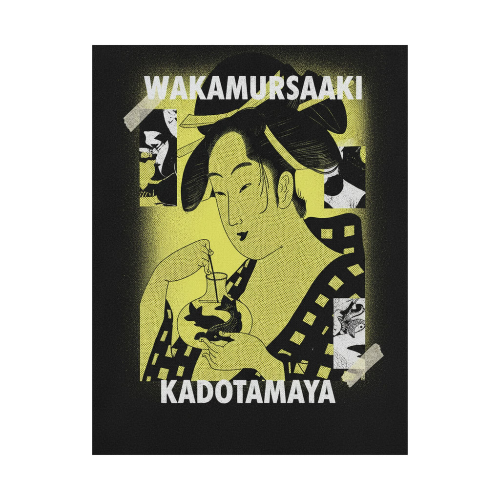 Streetwear Collage — Wakamurasaki Of The Kadotamaya — Matte Poster