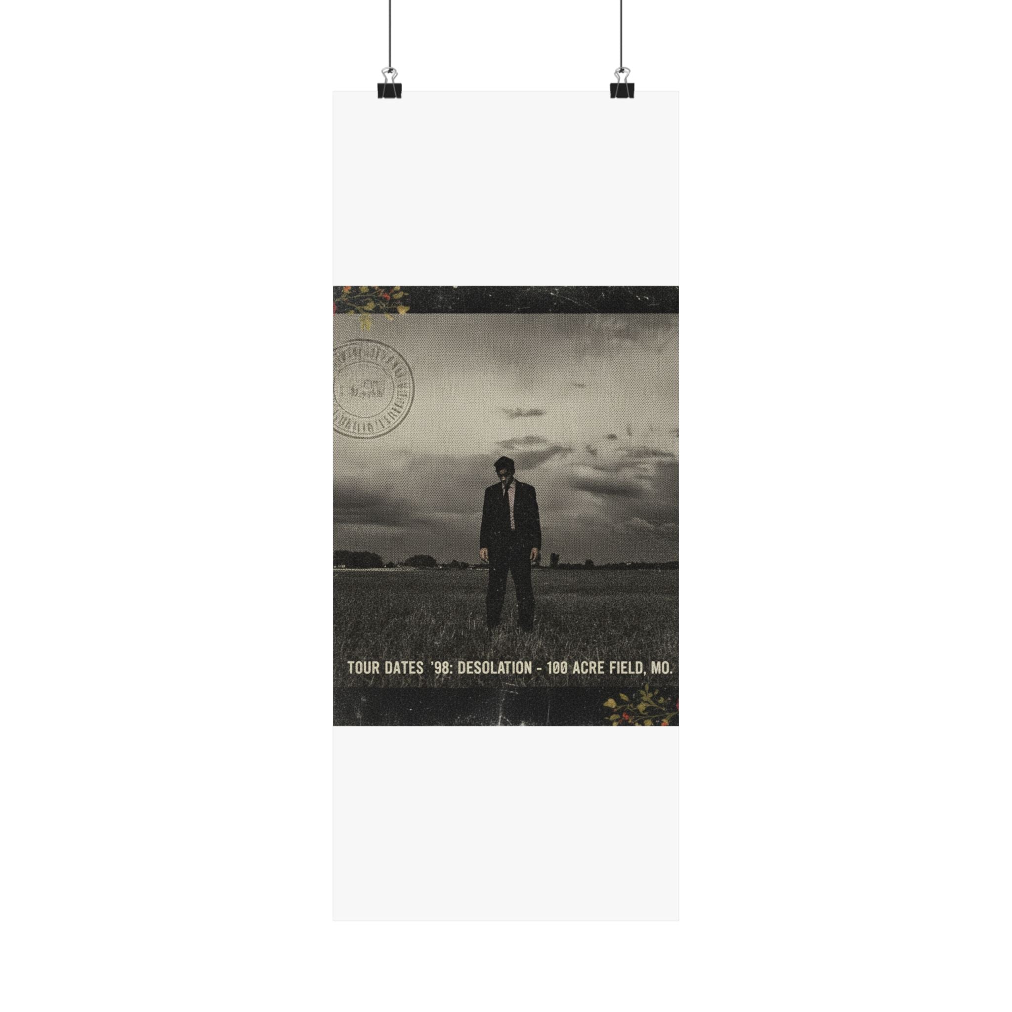 Desolation '98 Tour Vintage Bootleg Field Poster