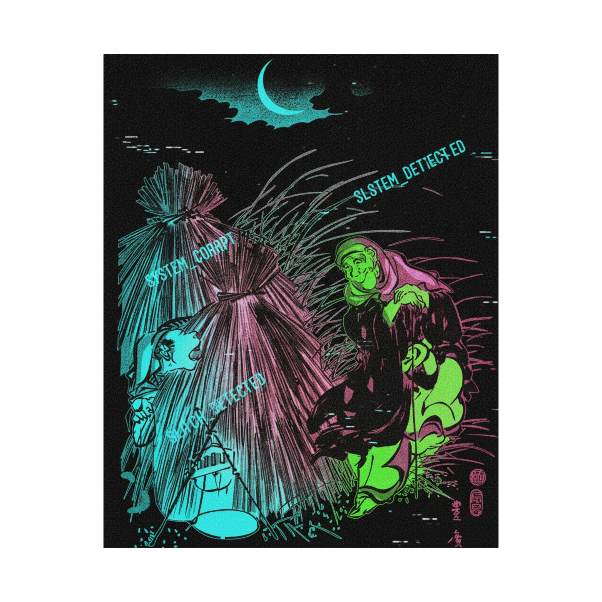 Glitch Culture — Trapping The Fox — Matte Poster