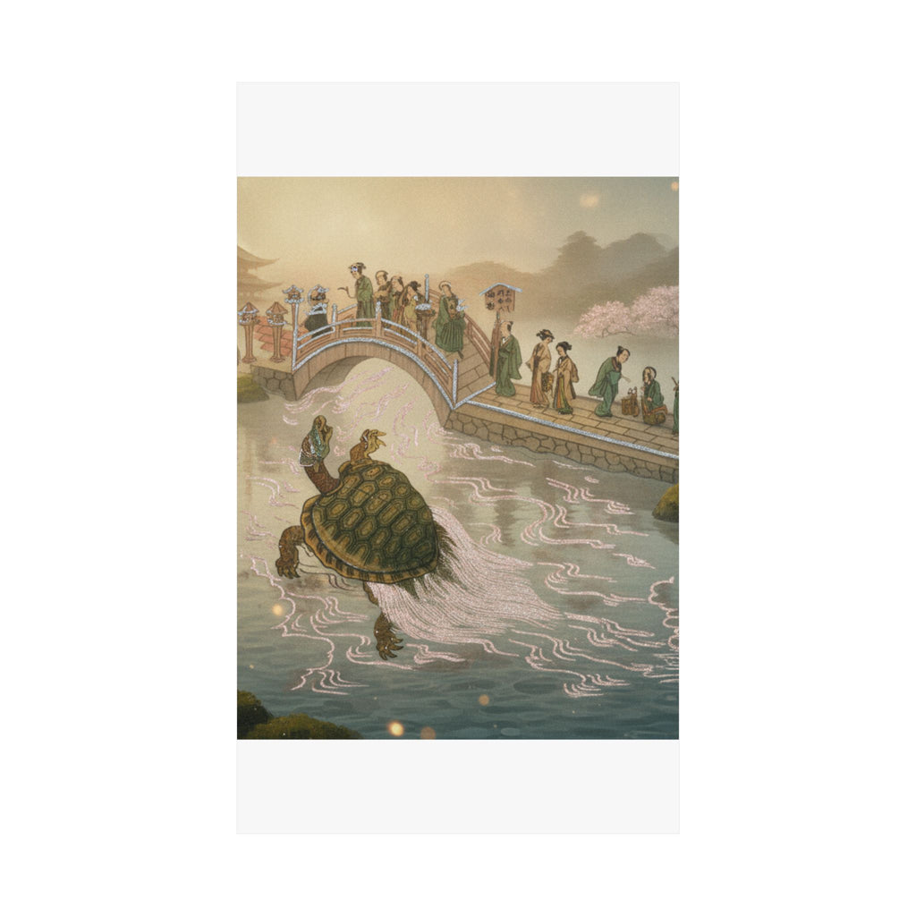Scenic Nature — Shinabazu Benten Kaicho: Ceremony Of Worshipping Benten At Shinabazu Temple — Matte Poster