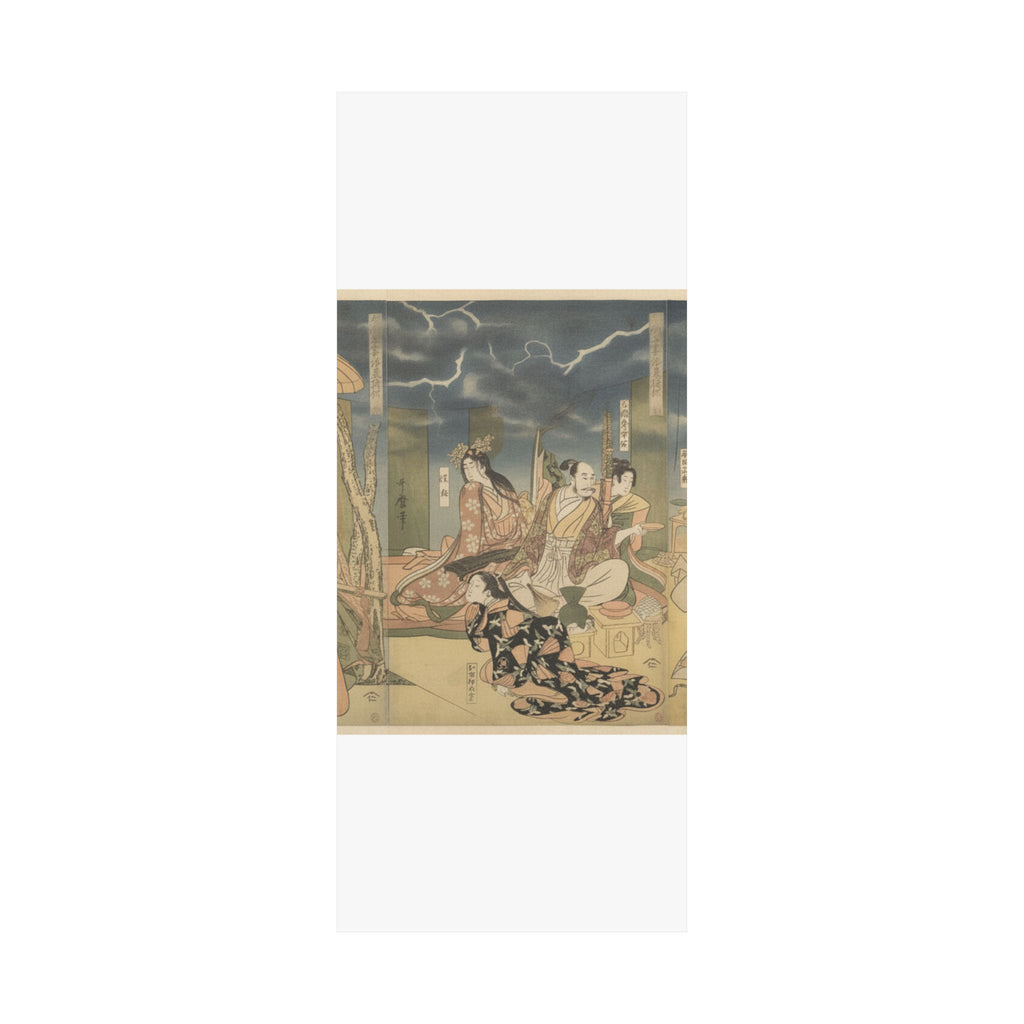 Dramatic Storm — A View Of The Pleasures Of The Taiko And His Five Wives At Rakutō — Matte Poster