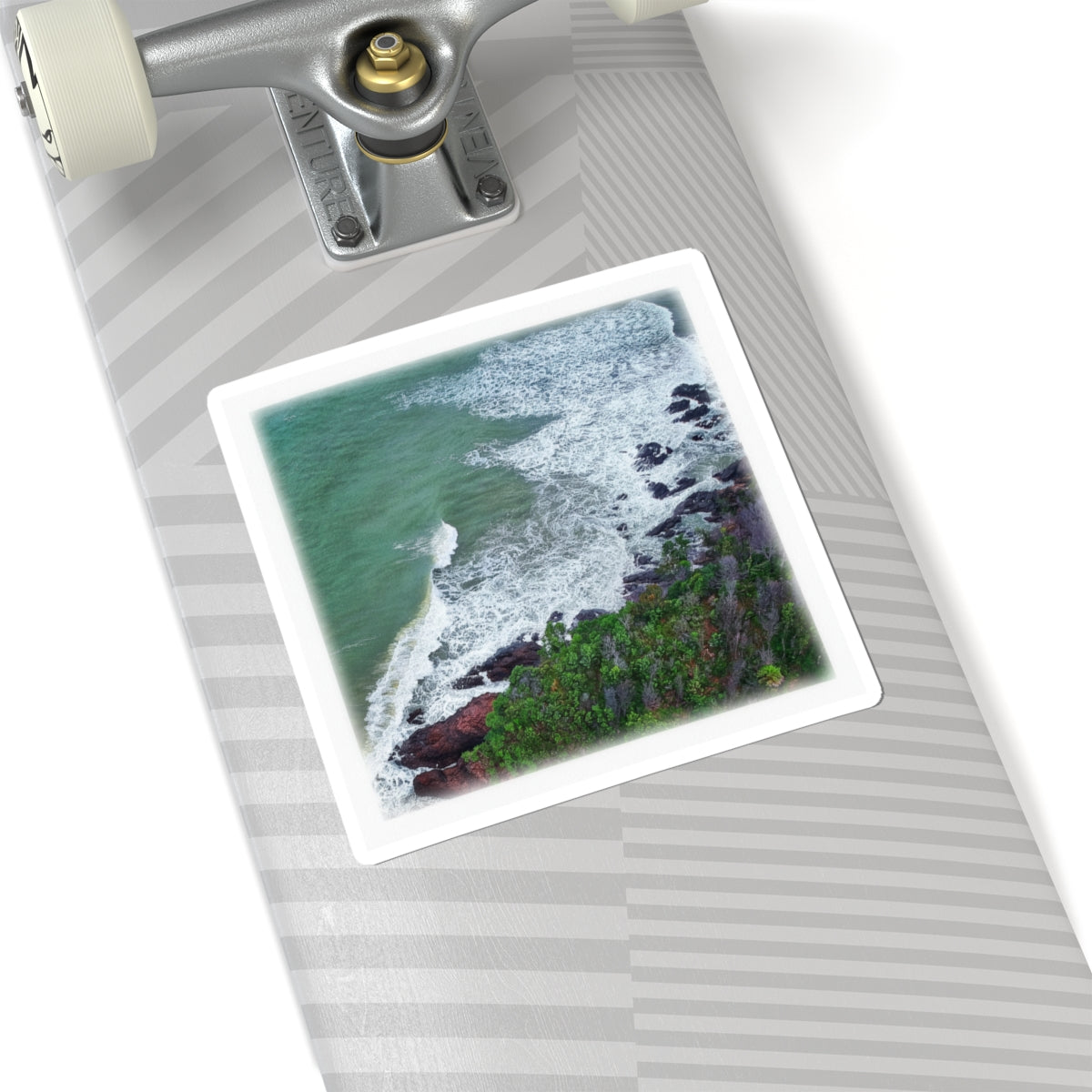 Watercolor — Ocean — Kiss-Cut Sticker