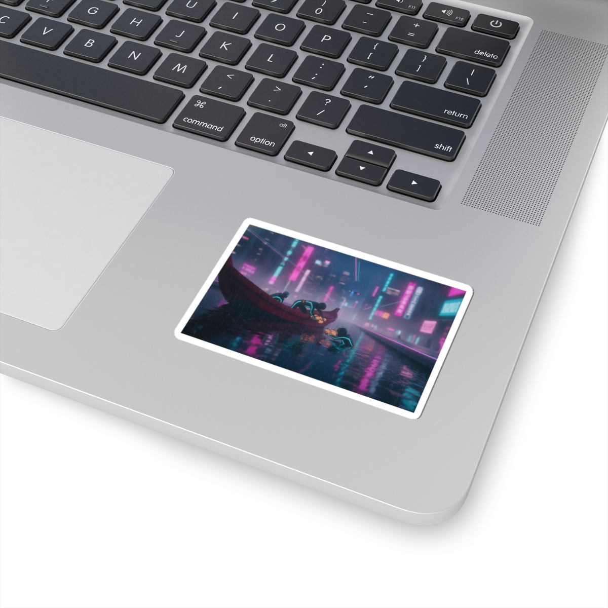 Neon Noir — Seishu Awabi-Tori No Zu — Kiss-Cut Sticker