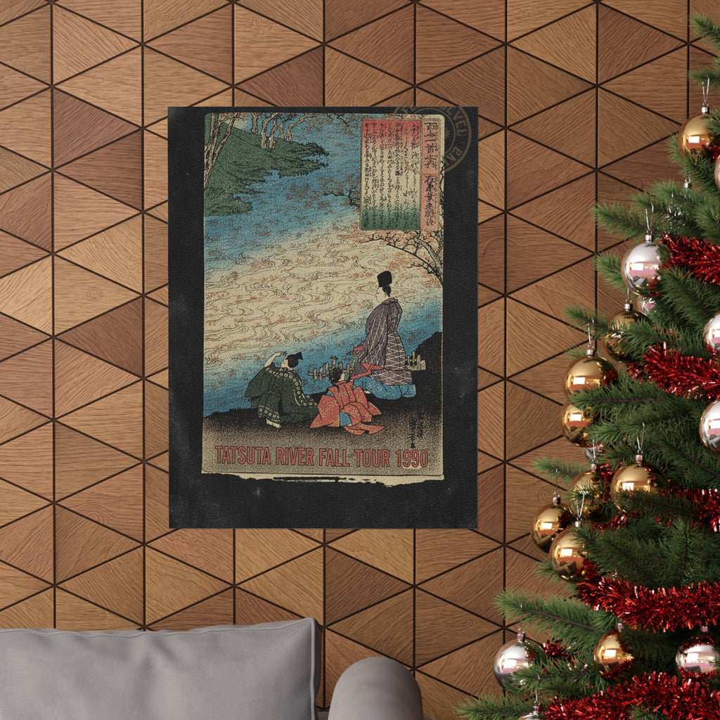 Vintage Bootleg — Poet With Two Pages On The Banks Of The Tatsuta — Matte Poster