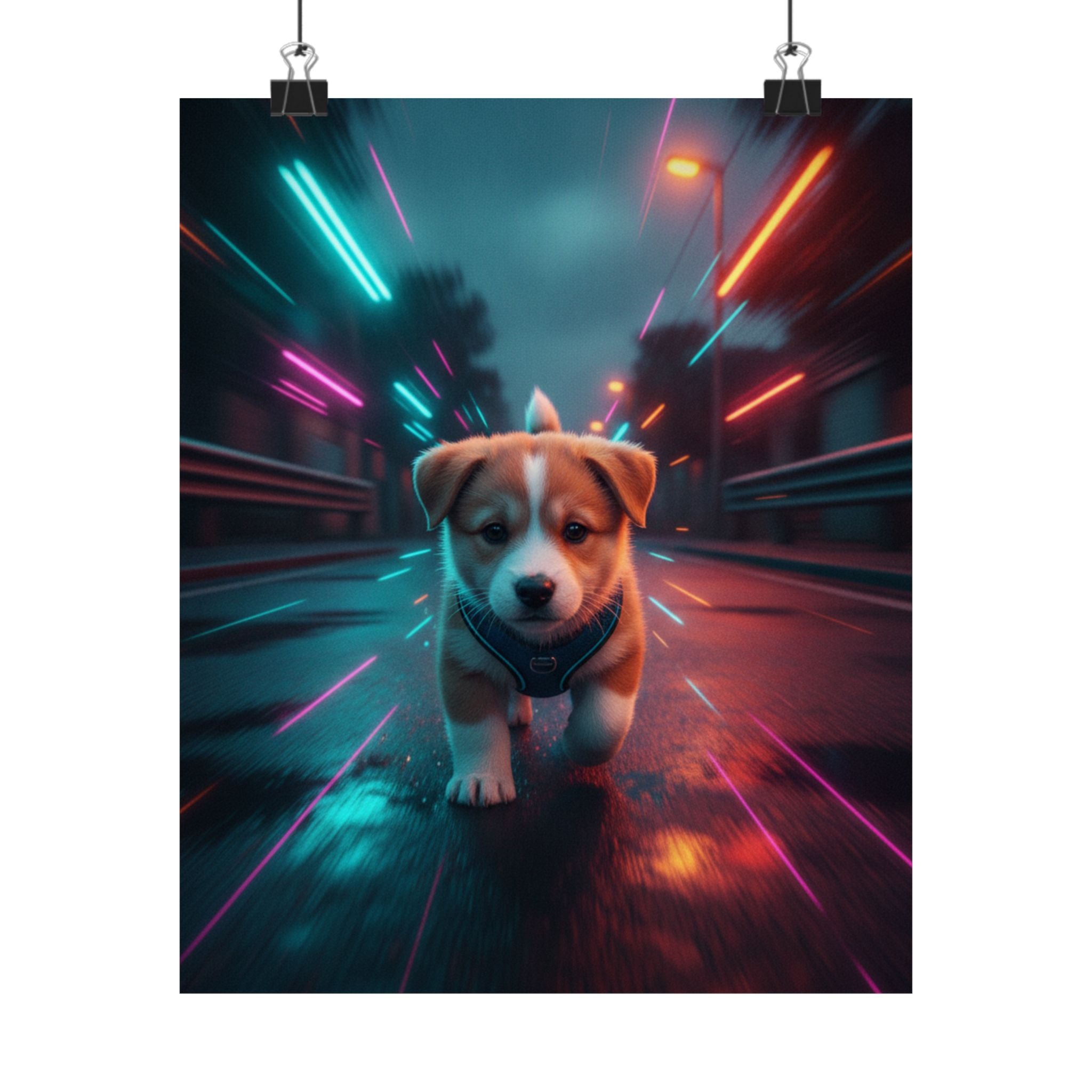 Fast Furious — Dog — Matte Poster