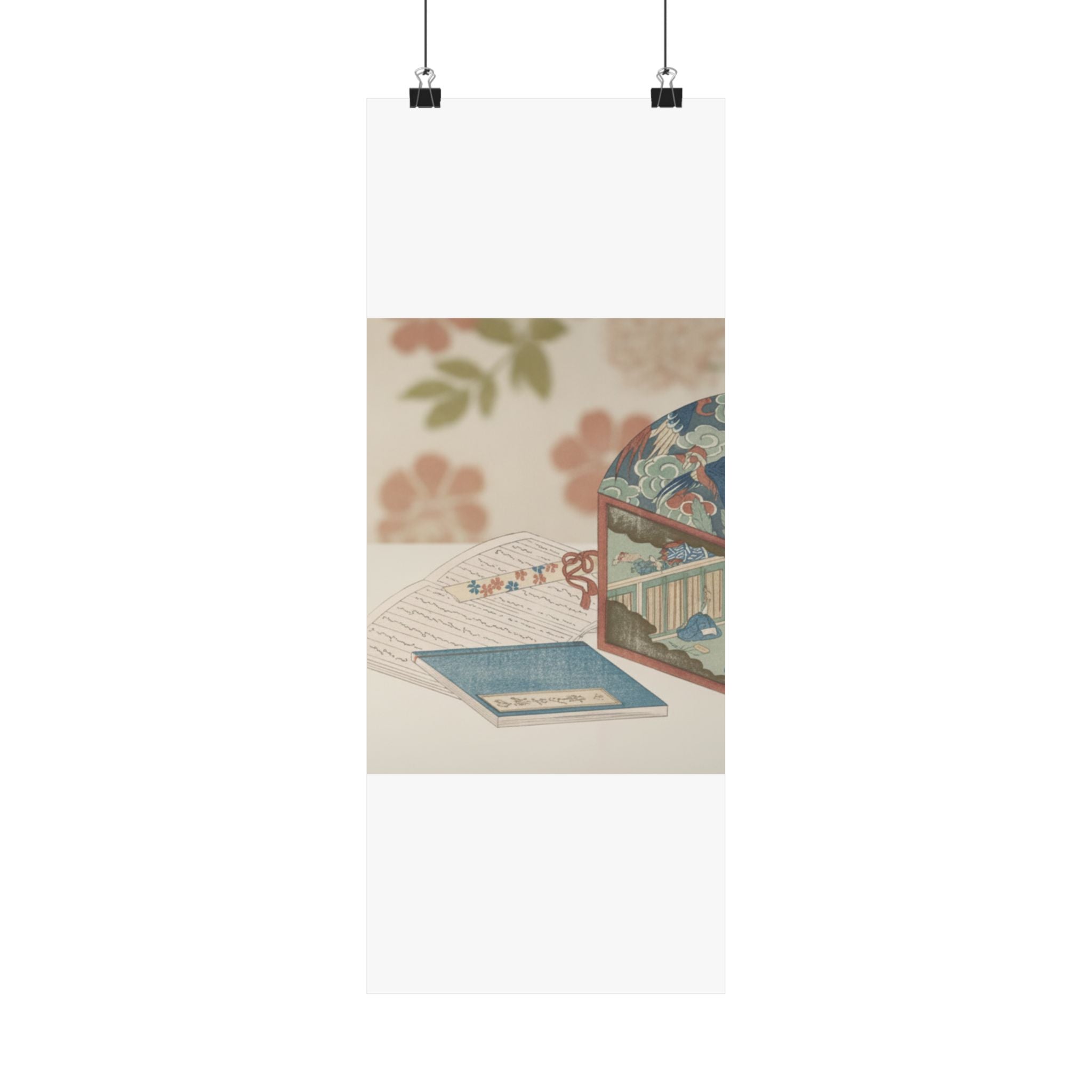 Product Marketing — Box And Books — Matte Poster
