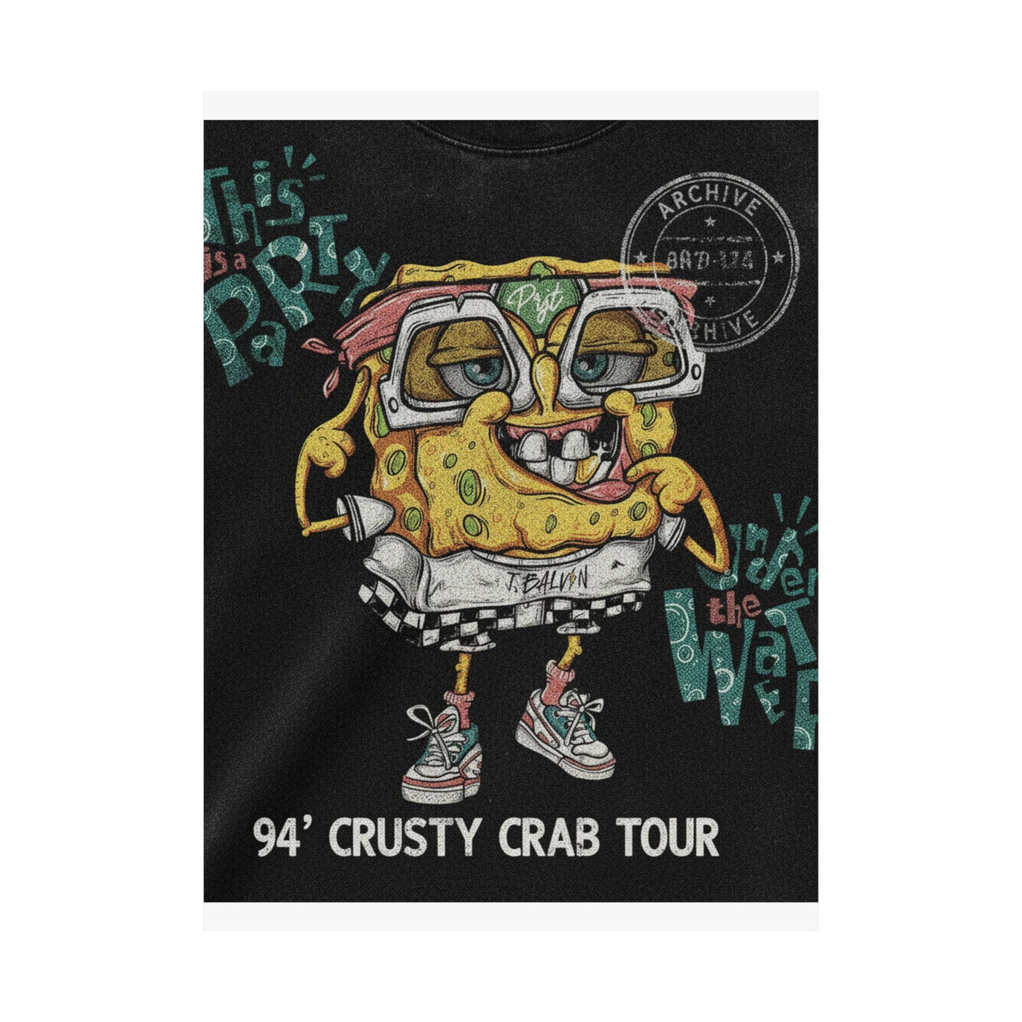 Vintage Bootleg — Sponge — Matte Poster