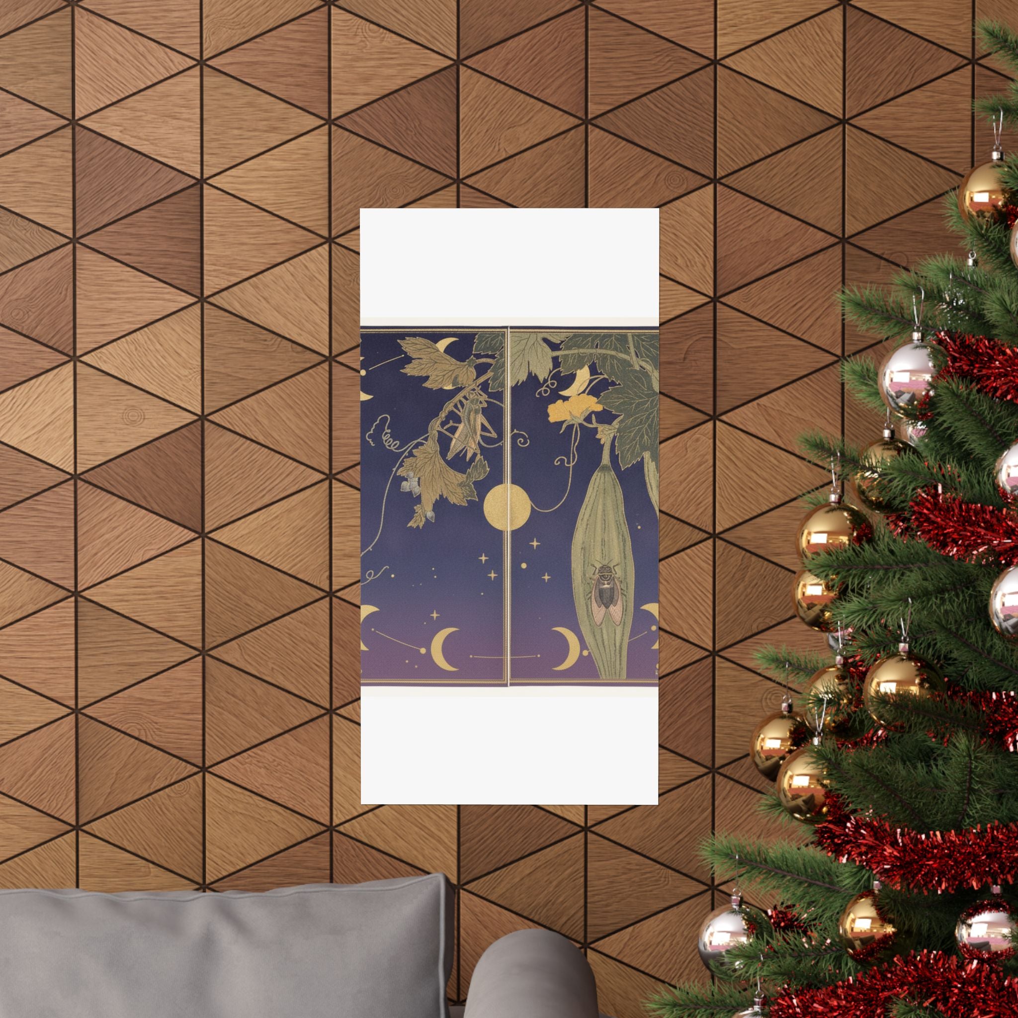 Celestial — Grasshopper (Kirigirisu); Cicada (Semi), From The Picture Book Of Crawling Creat — Matte Poster