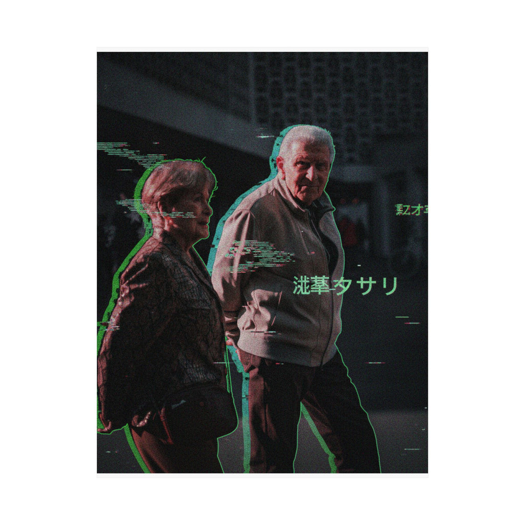 Glitch Culture — Person — Matte Poster
