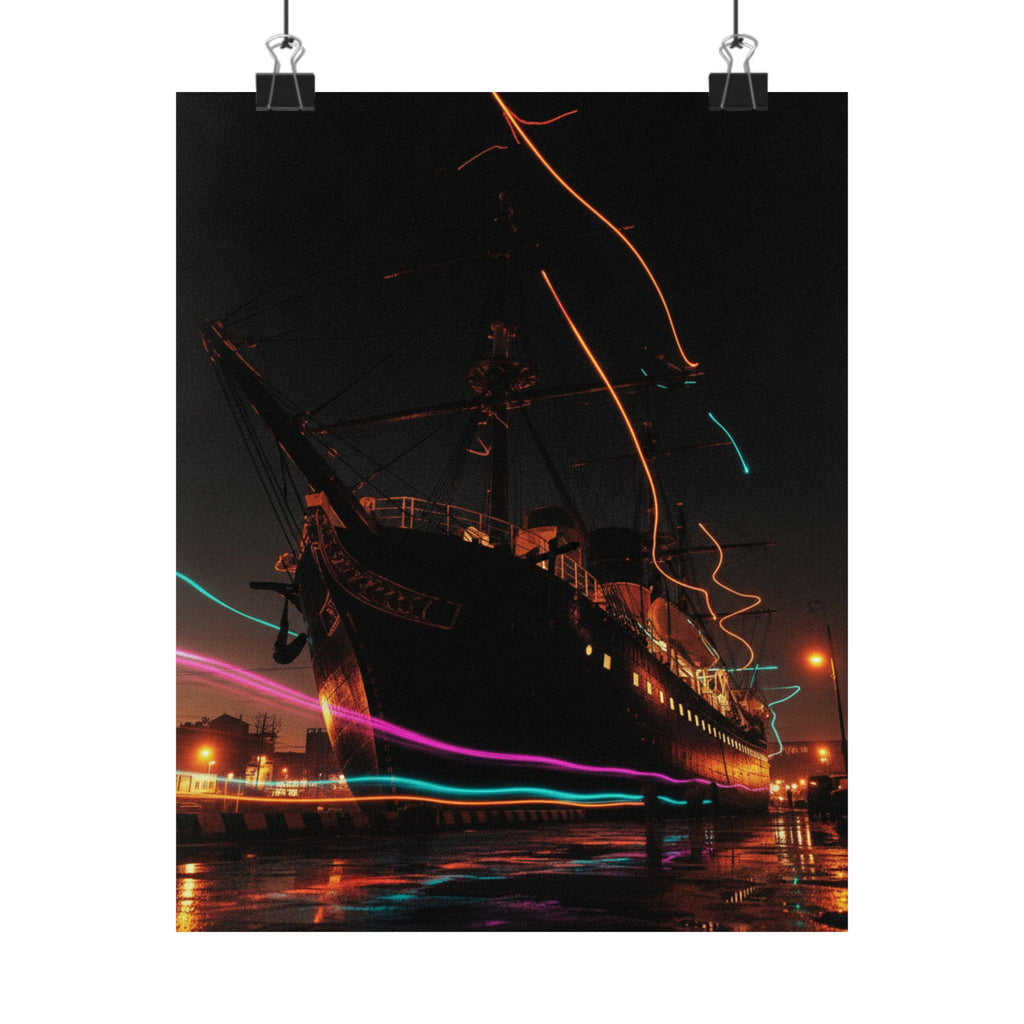 Fast Furious — Yokohama Trade: Picture Of Westerners Shipping Cargo — Matte Poster