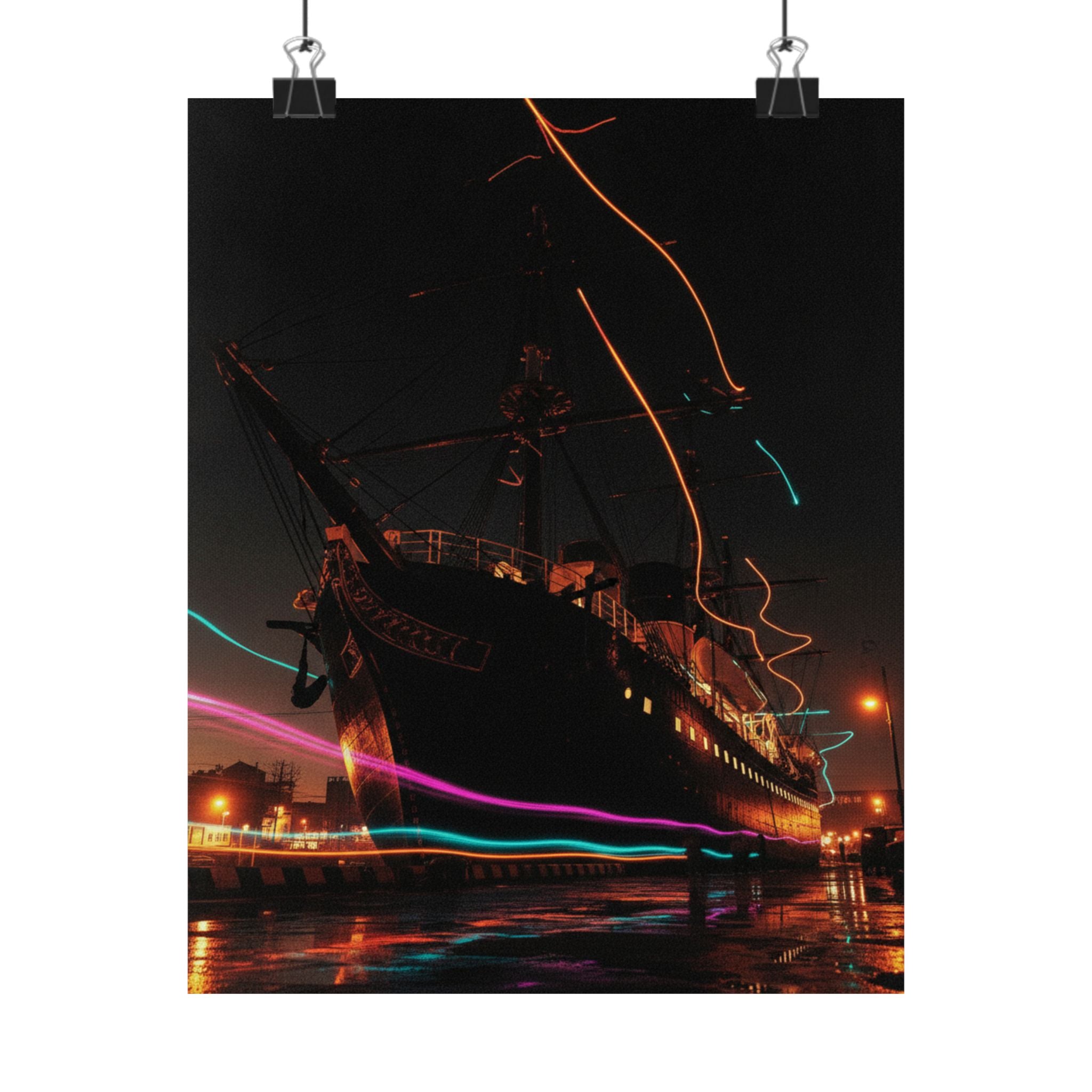 Fast Furious — Yokohama Trade: Picture Of Westerners Shipping Cargo — Matte Poster