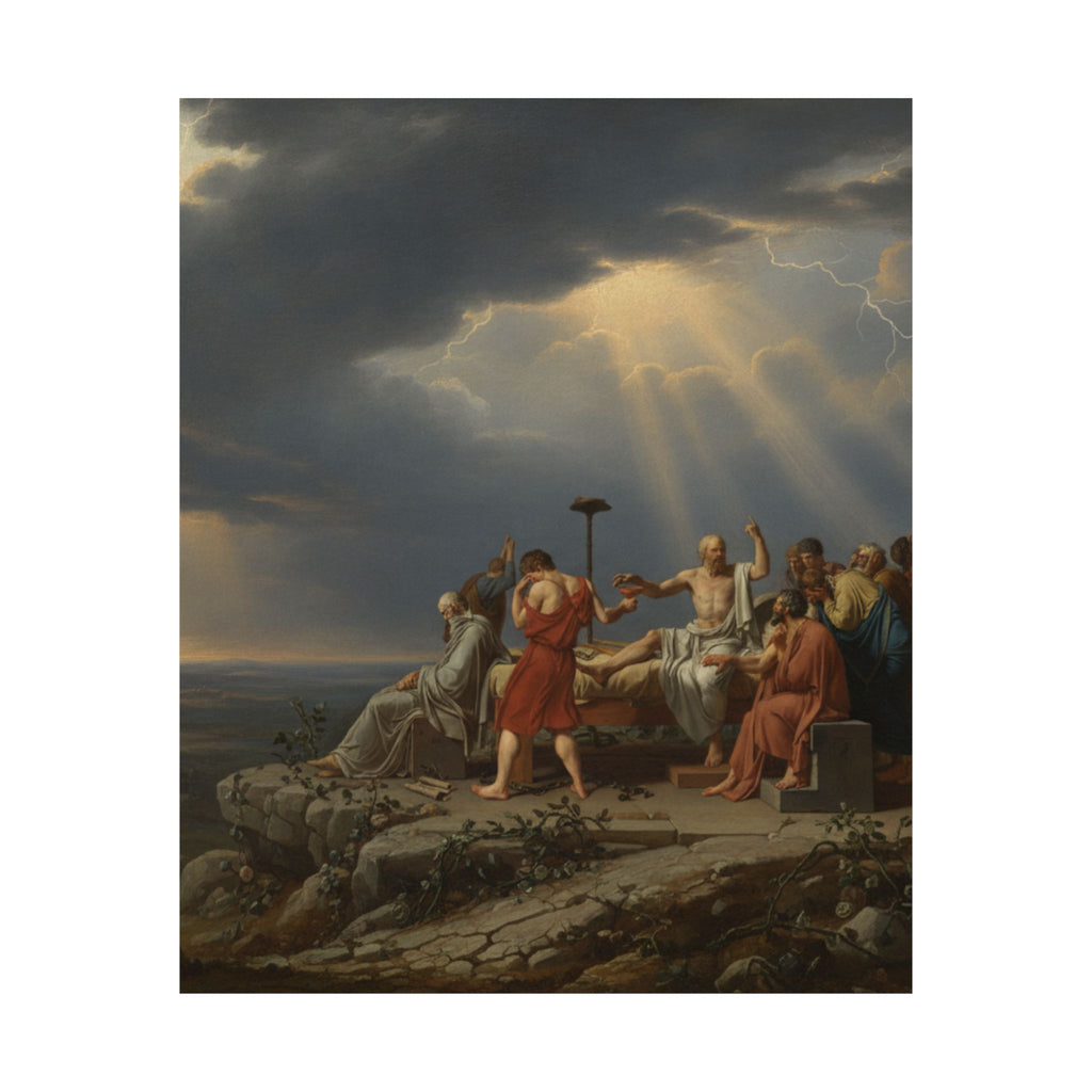 Dramatic Storm — Person — Matte Poster
