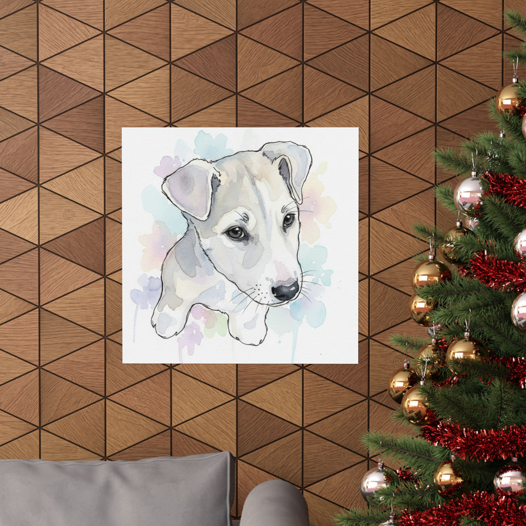 Watercolor — Dog — Matte Poster